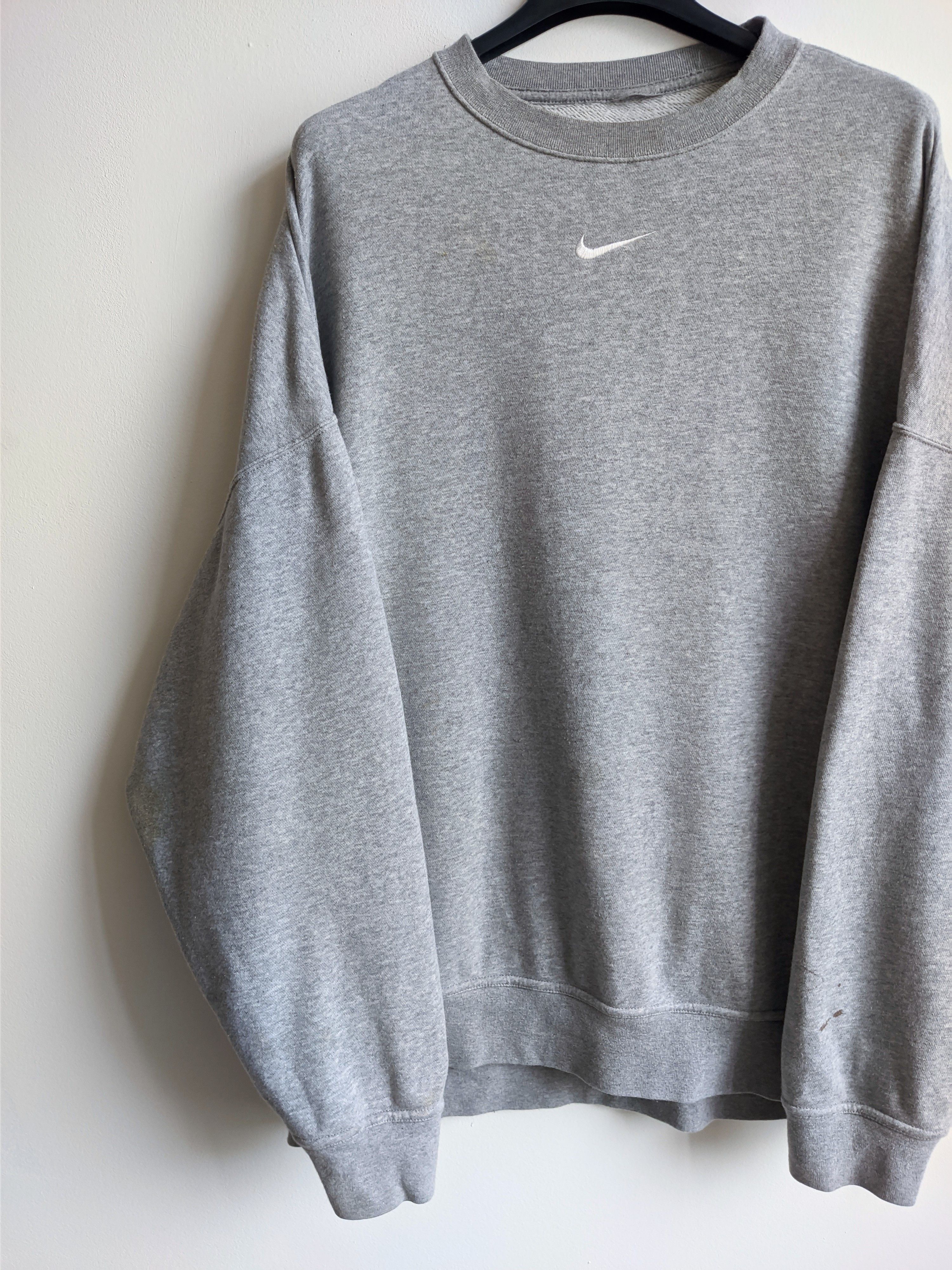Nike Vintage Nike sweatshirt center swoosh y2k Size US XL / EU 56 / 4 - 4 Thumbnail