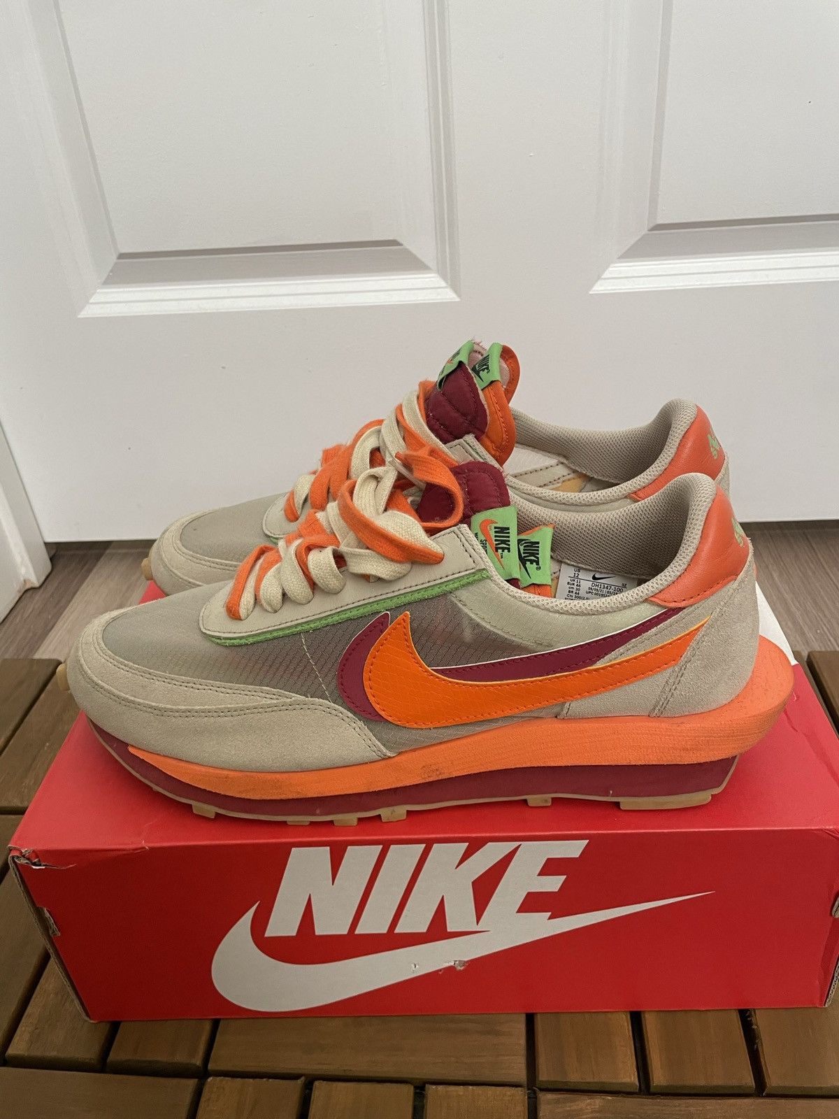 Nike × Sacai Nike sacai x Clot x LDWaffle mens shoe Size US 12 / EU 45 - 6 Thumbnail