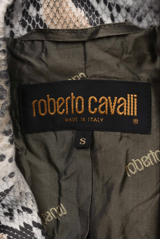 Roberto Cavalli Women's Roberto Cavalli Snakeskin Print Blazer Size S Size S / US 4 / IT 40 - 3 Thumbnail