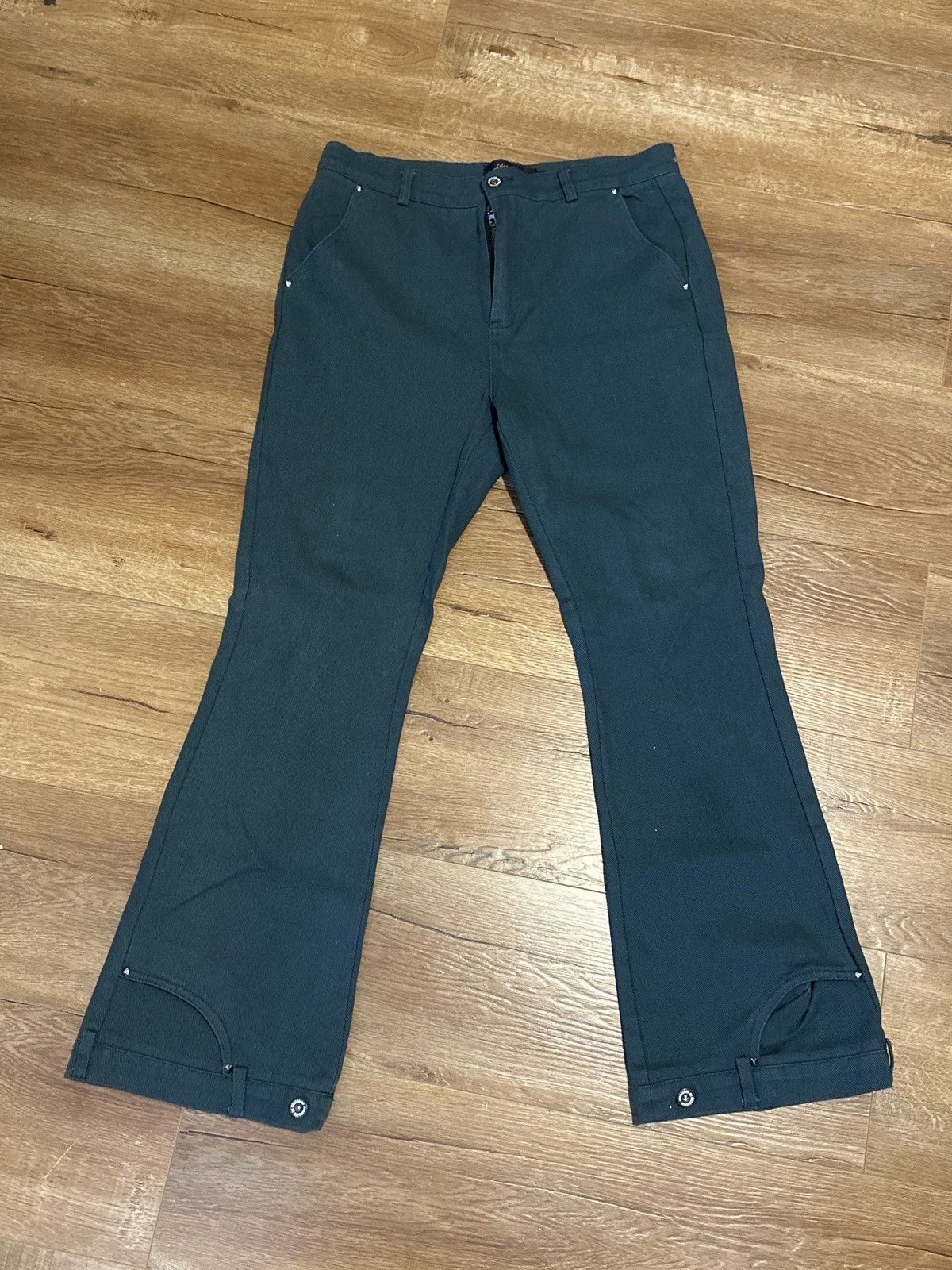 Vintage Editorial Department Men’s Teal Jeans Size US 32 / EU 48 - 2 Thumbnail