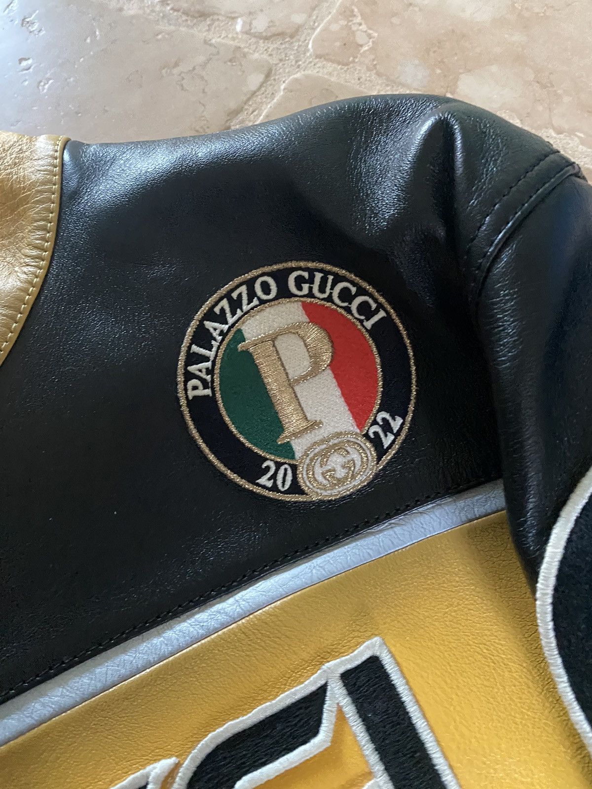Gucci × Palace Gucci x Palace leather jacket Size US M / EU 48-50 / 2 - 5 Thumbnail