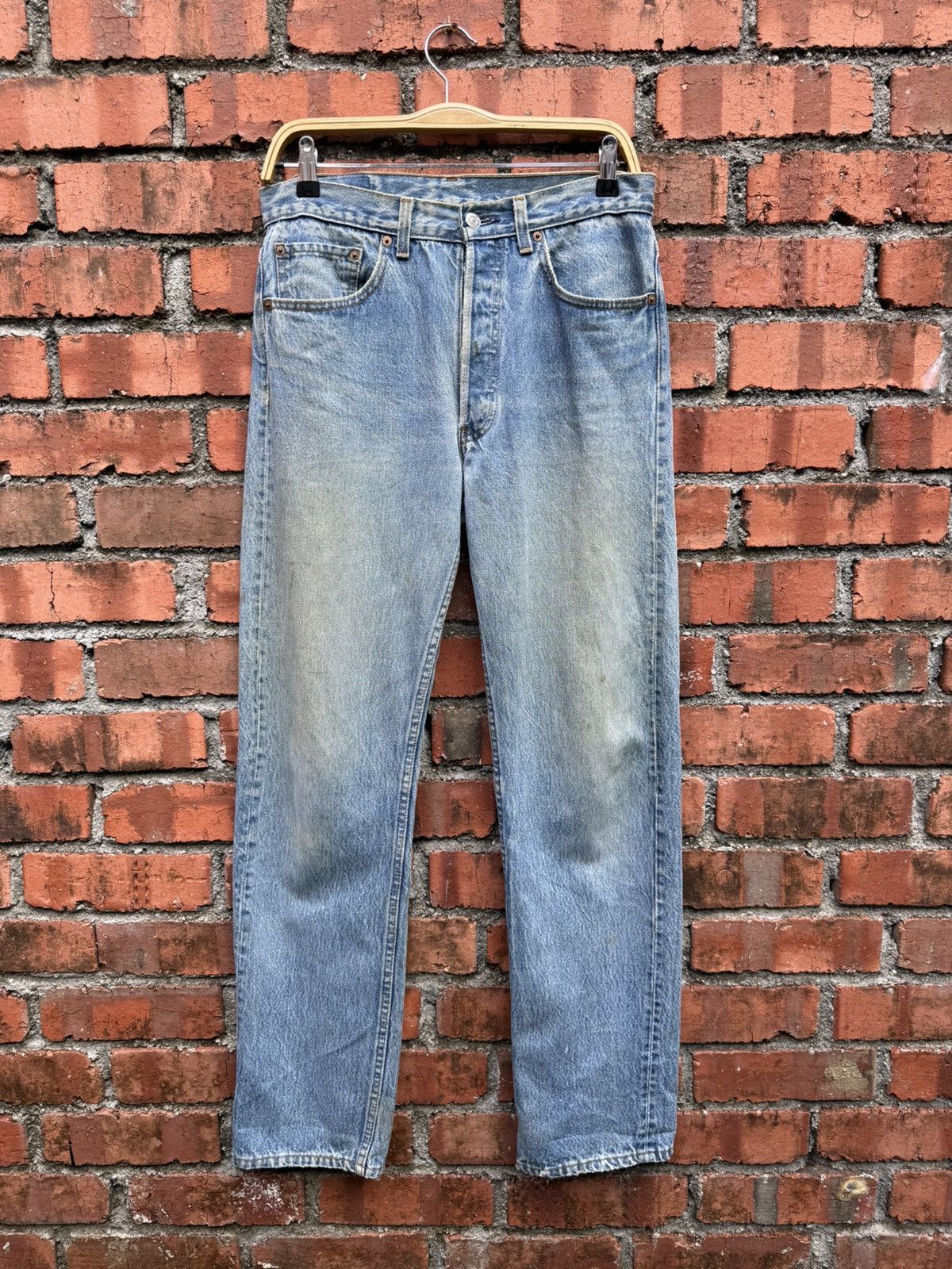 Levi's Vintage Clothing W31x32 Vintage levi’s 501 faded made in USA Size US 31 - 1 Thumbnail