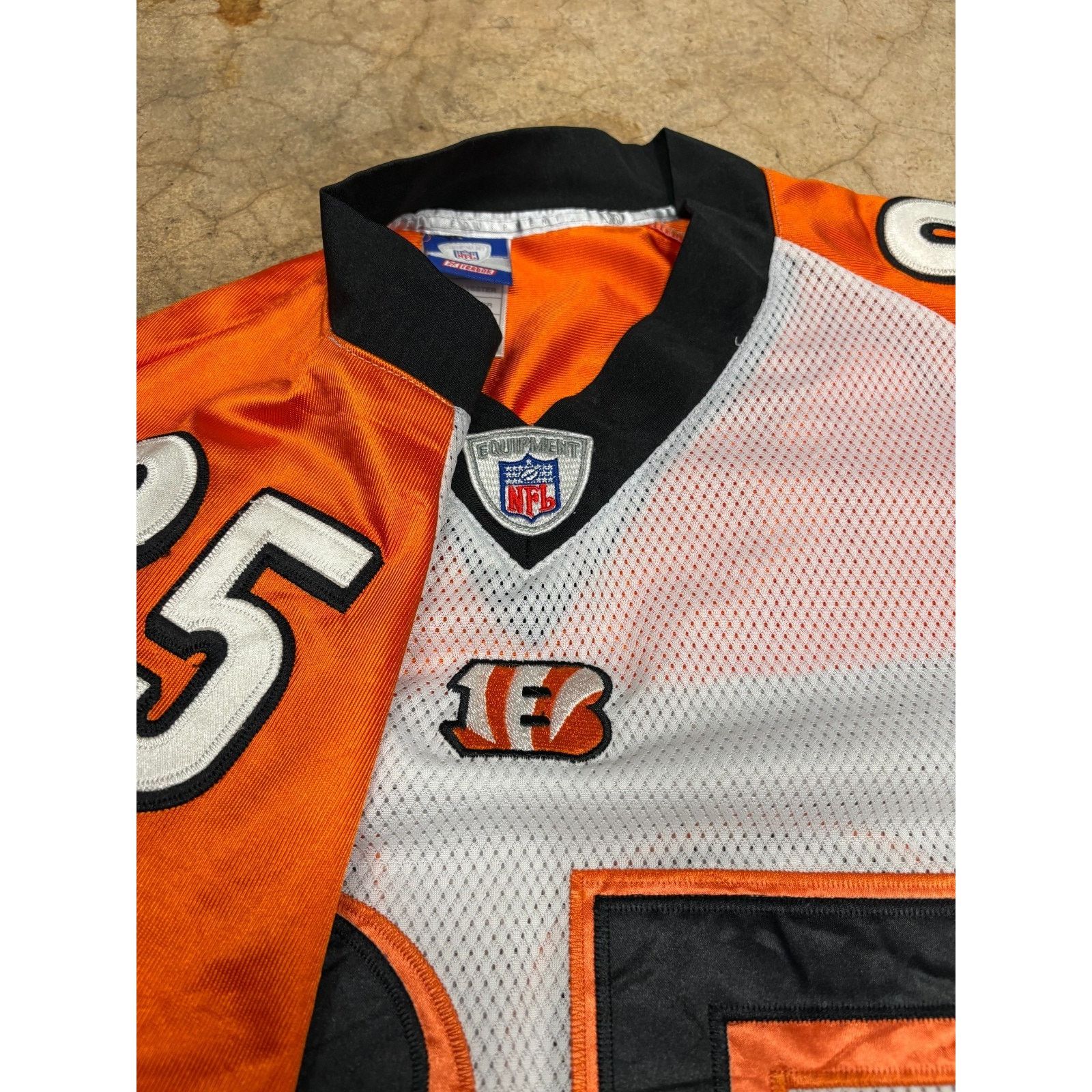 Reebok Reebok Johnson 85 Cincinnati Bengals Jersey NFL Size 54 XXL Size US XL / EU 56 / 4 - 6 Thumbnail