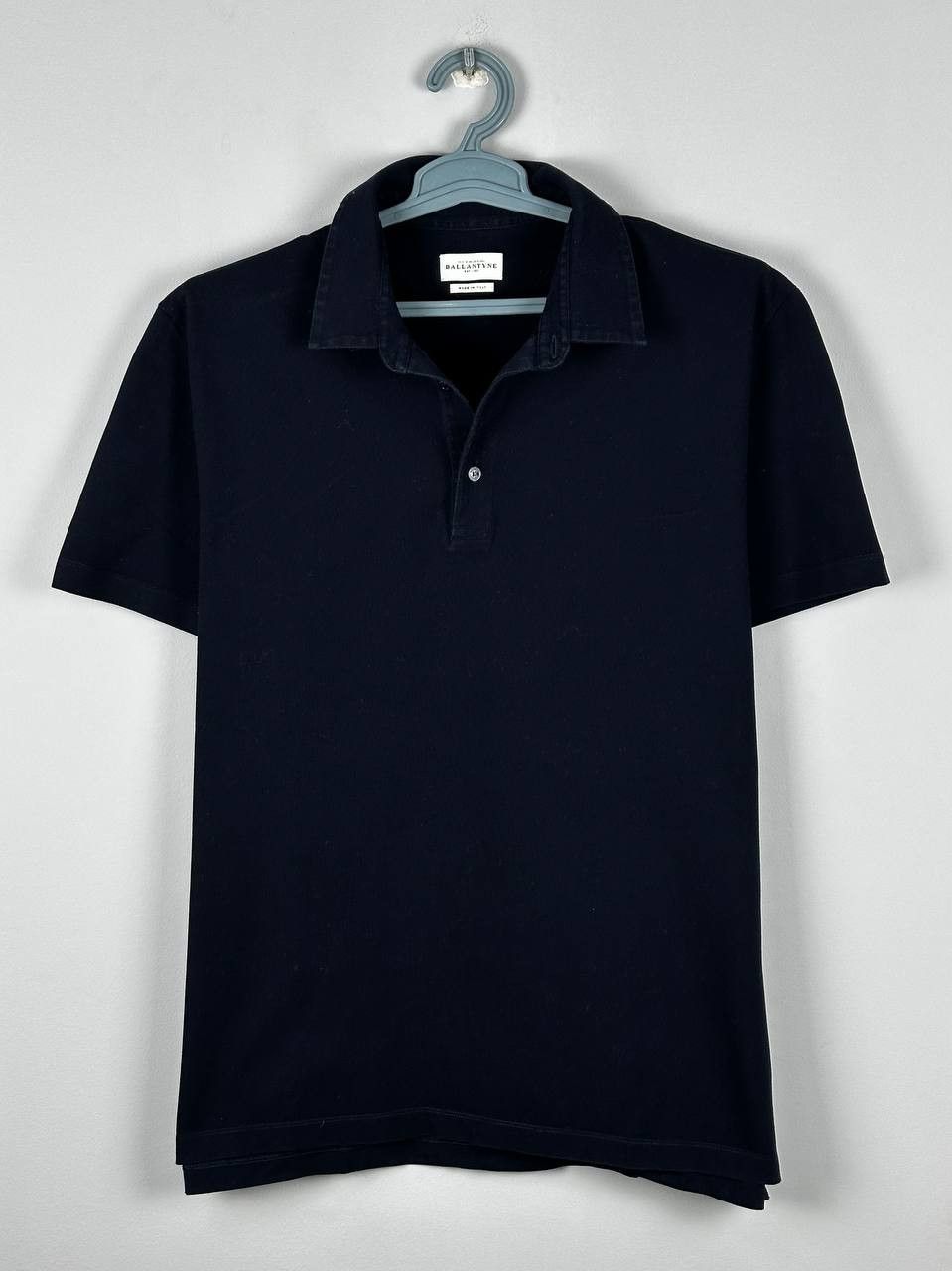 Ballantyne Luxury Ballantyne Navy Cotton Casual Polo T Shirt Size US L / EU 52-54 / 3 - 2 Thumbnail