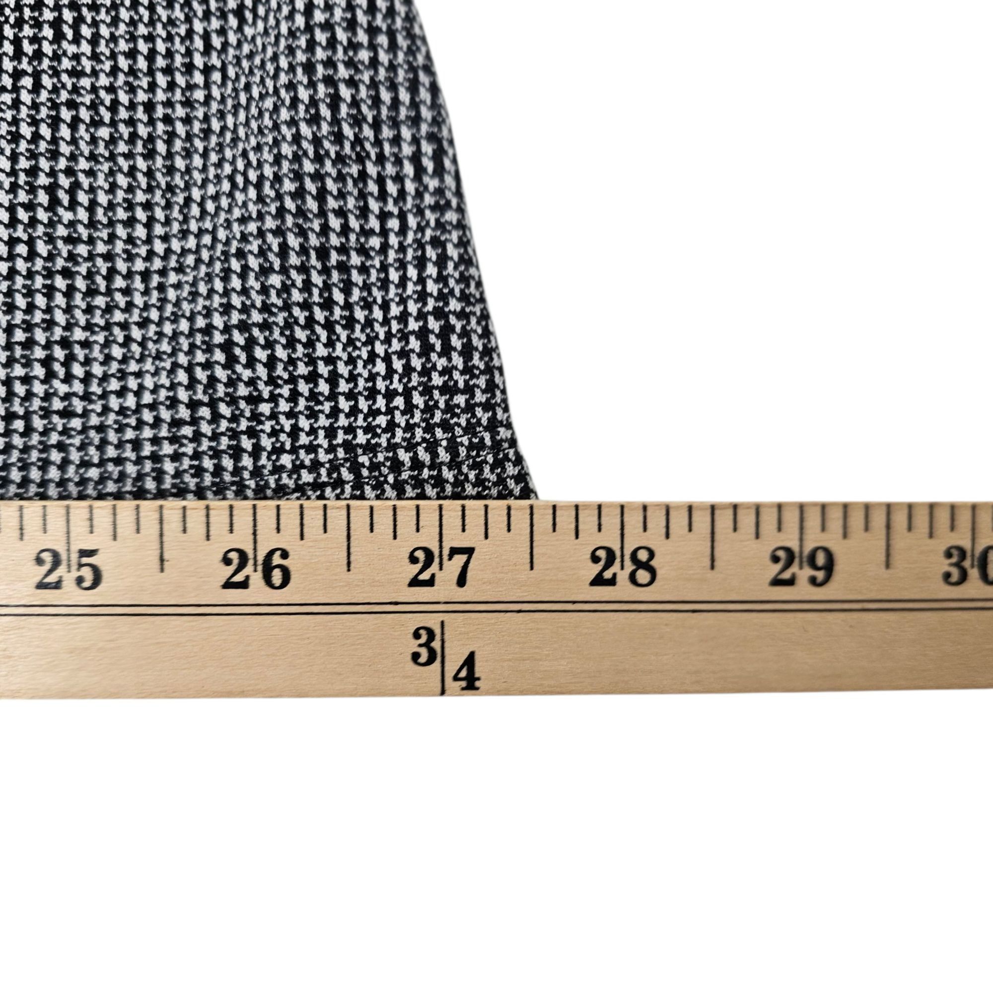 J. Jill J JILL Wearever Dress Womens S Gray Houndstooth Flutter Size S / US 4 / IT 40 - 21 Thumbnail