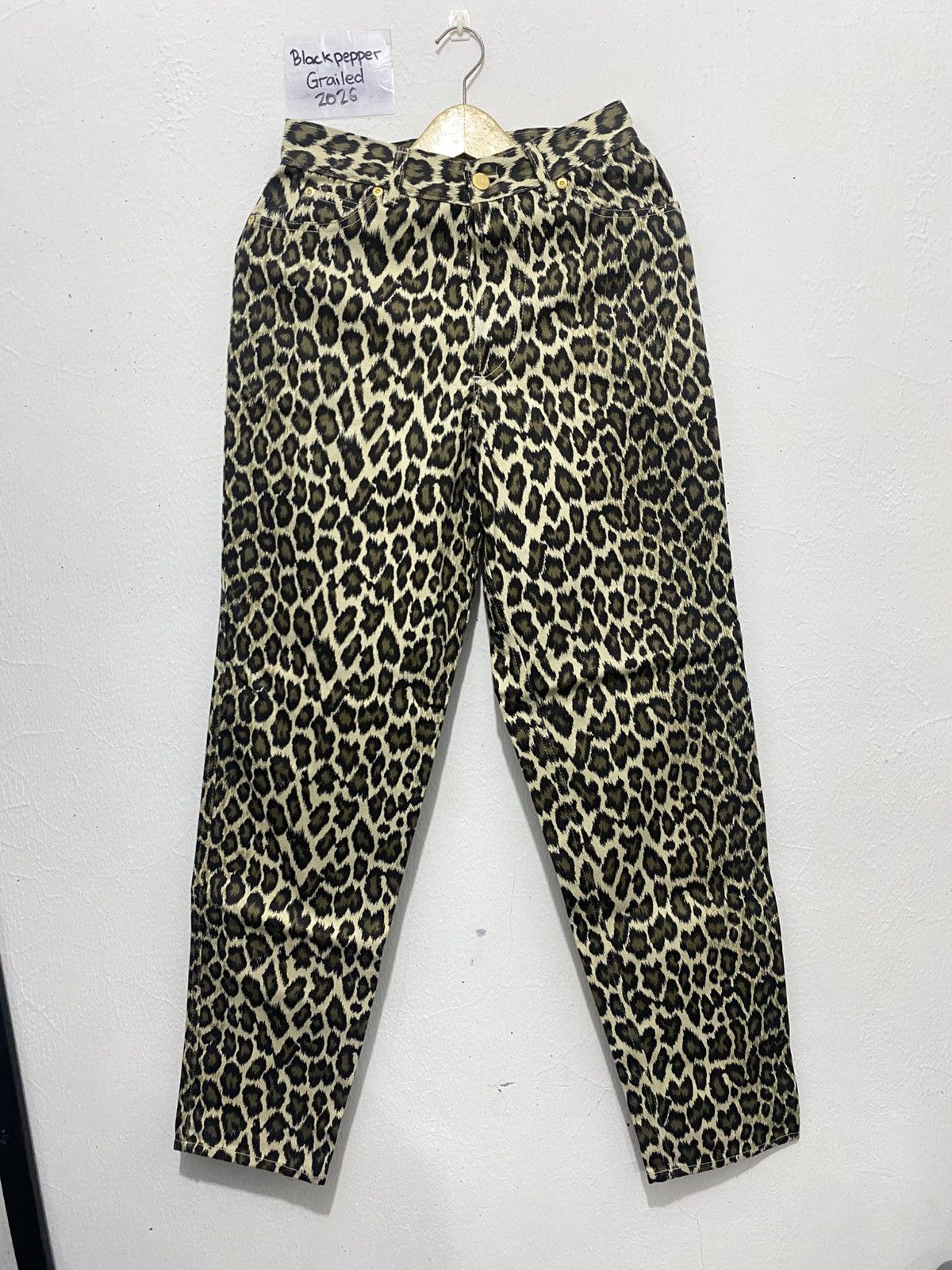 Jean Paul Gaultier Junior Gaultier Leopard Jeans Size US 29 - 1 Thumbnail