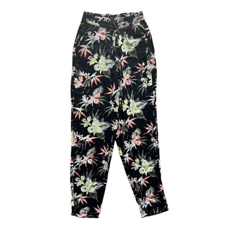 H&M H&M Divided Floral Pull-On Pants – US 2 Size 26" / US 2 / IT 38 - 1 Thumbnail