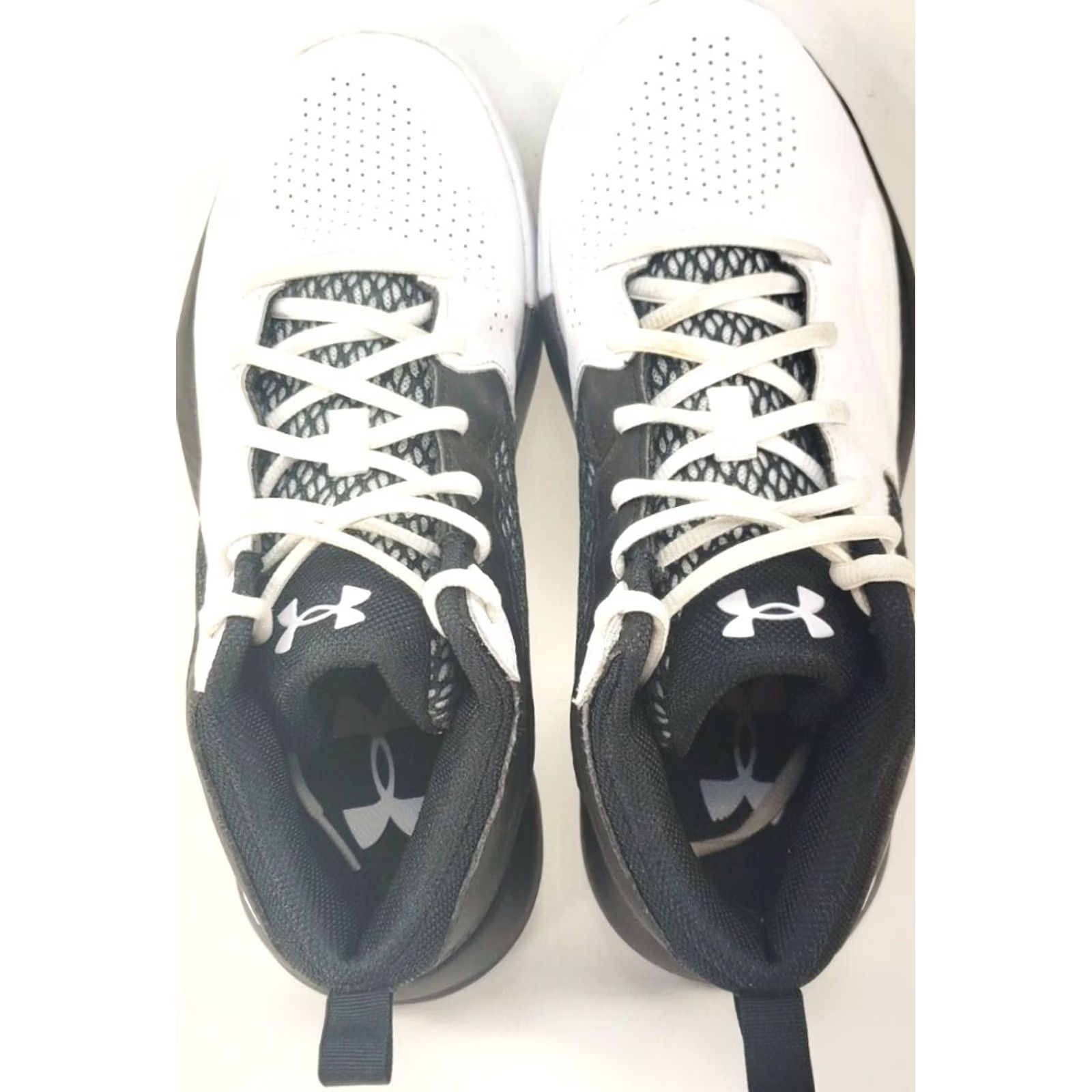 Under Armour Under Armour Top Mens White Black Lockdown Men Size Womens Midtop Size US 8 / IT 38 - 6 Thumbnail