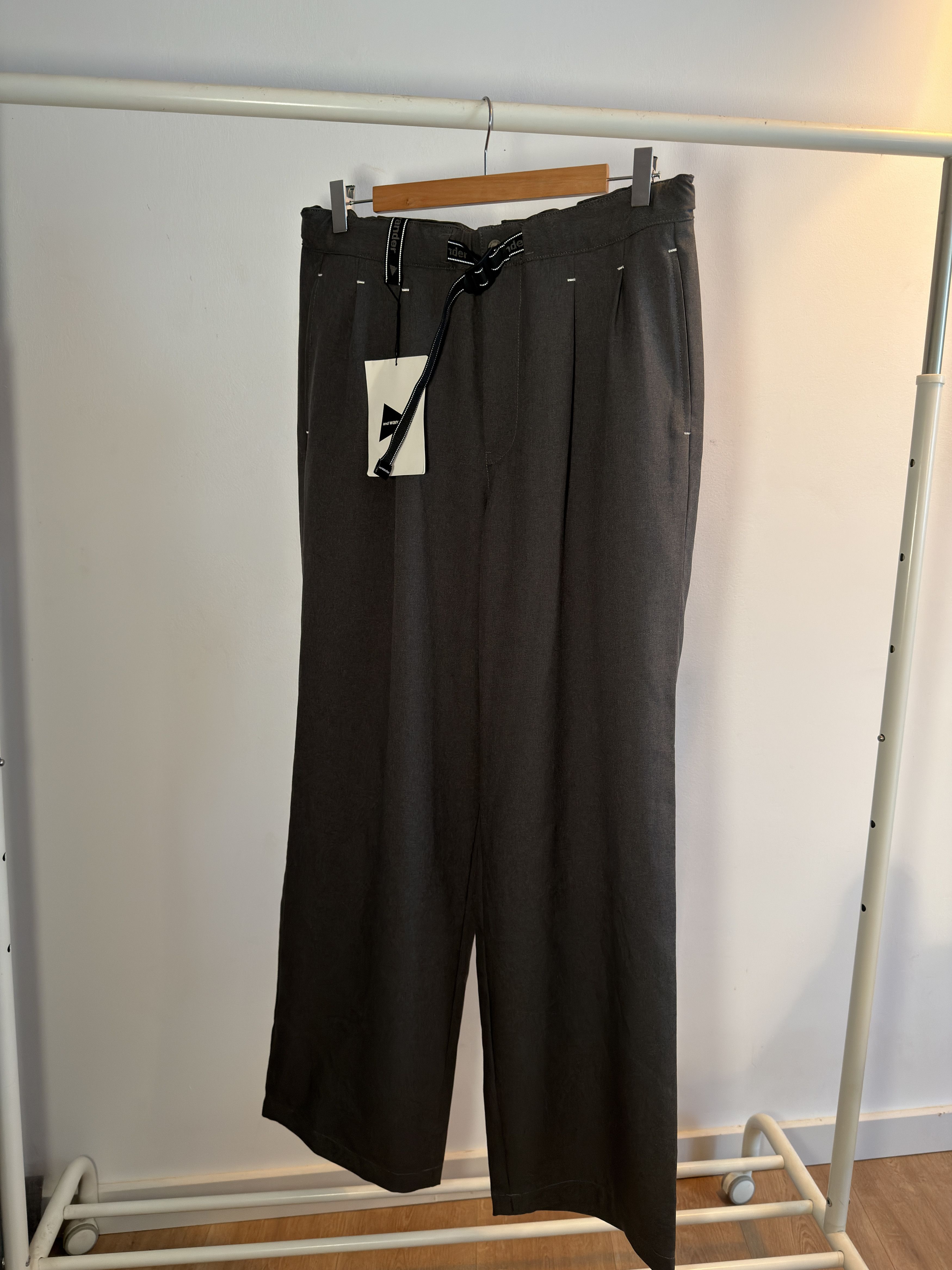 And Wander And Wander PE Melange Twill Wide Pants in Gray Size US 34 / EU 50 - 1 Thumbnail