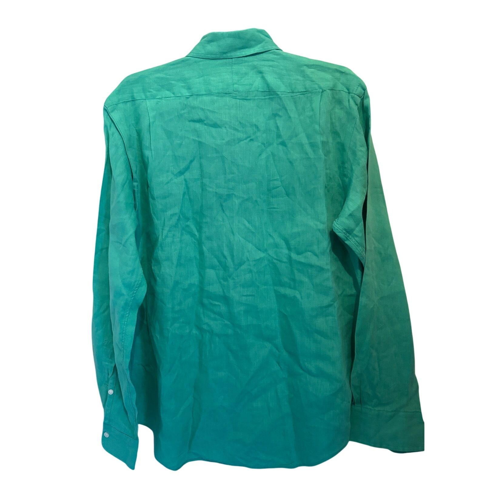 Ralph Lauren Polo Ralph Lauren 100% Linen Green Stunning Shirt Men's M Size US M / EU 48-50 / 2 - 2 Thumbnail