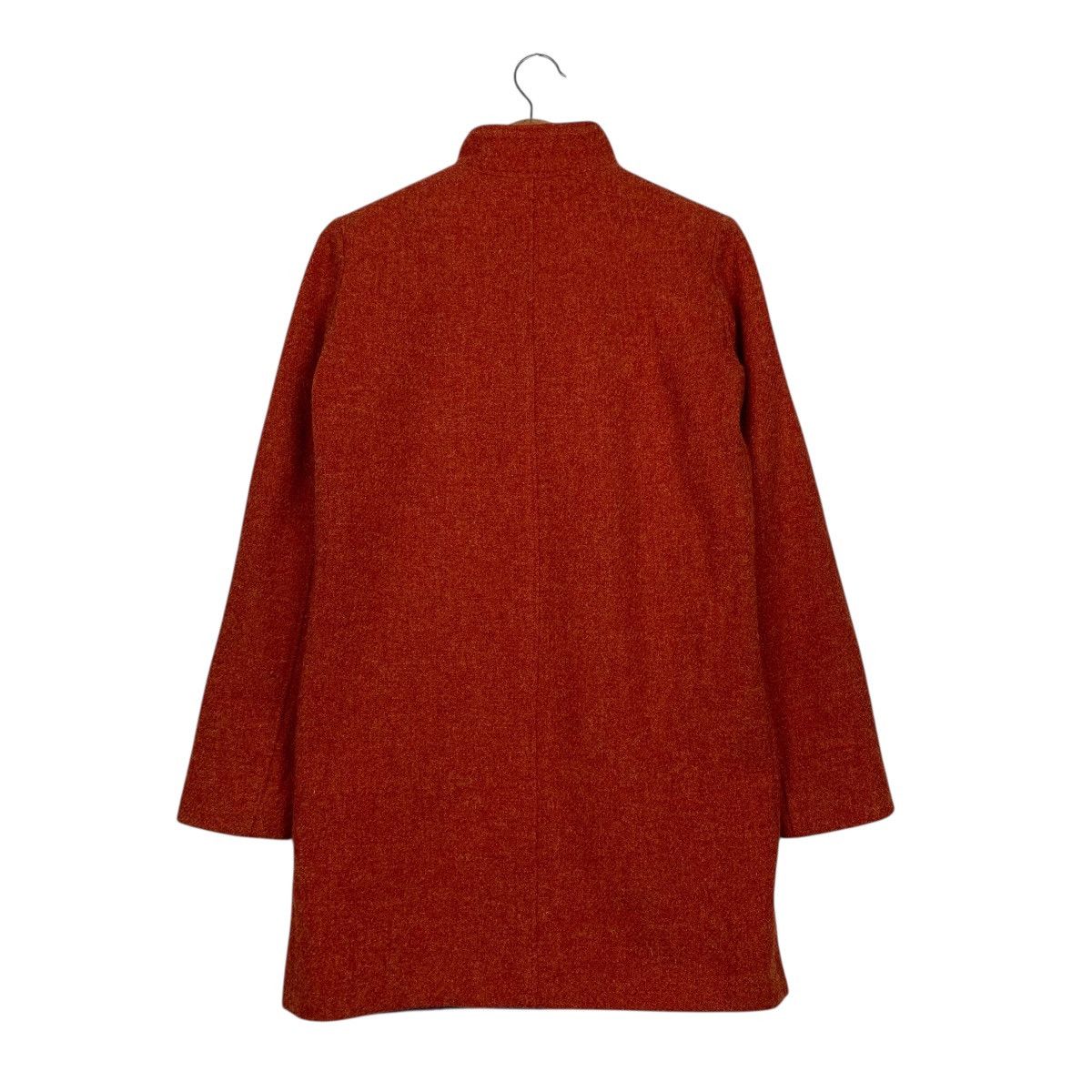 Harris Tweed Pret Pour Partir x Harris Tweed Wool Orange Coat Size XXS / US 00 / IT 34 - 7 Thumbnail