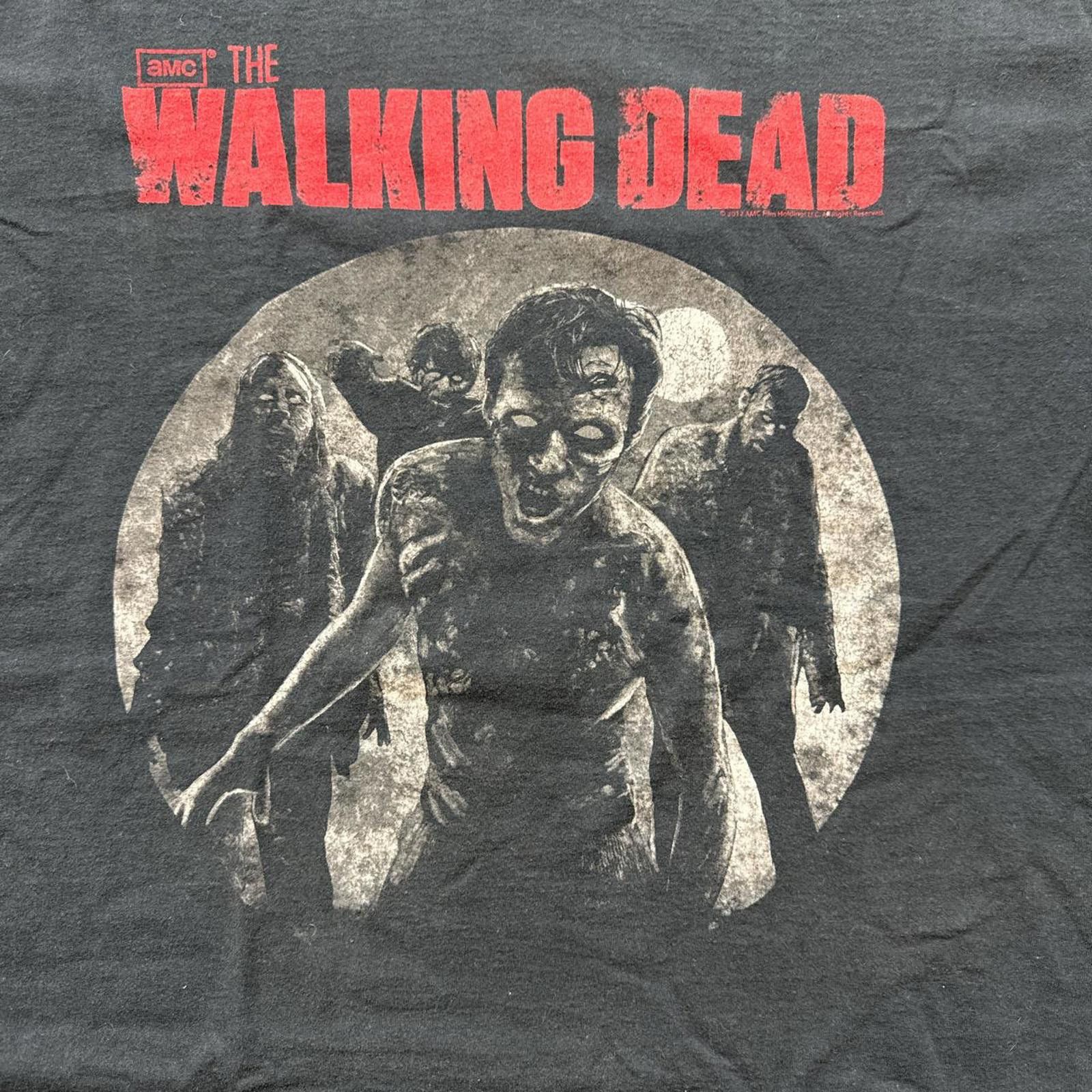 Jerzees The walking Dead Zombies Horror Tv Show 2012 Y2k T-Shirt Size US XL / EU 56 / 4 - 3 Thumbnail