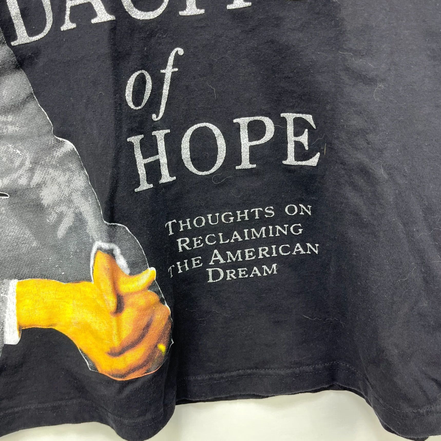 Vintage VINTAGE Barack Obama Dreams Come True T-Shirt 2XL Mens Short Sleeve Black Size US XXL / EU 58 / 5 - 4 Thumbnail