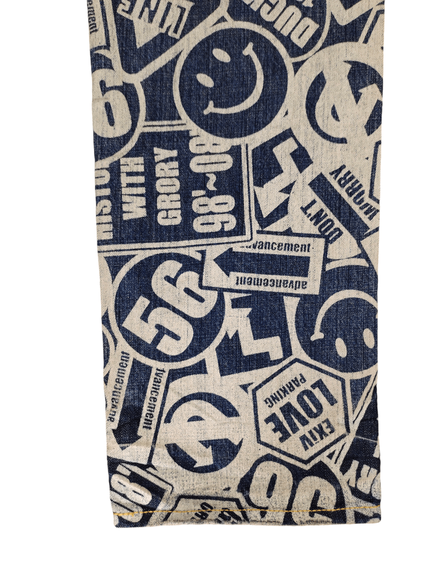 Hysteric Glamour × Undercover Japanese Co & Lu Full Print Hysteric Glamour Style Jeans Size US 33 - 17 Thumbnail
