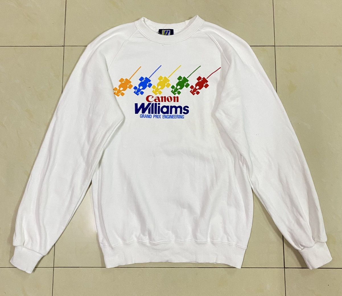 Canon Vintage F1 Canon Williams Grand Prix Sweatshirt Size US M / EU 48-50 / 2 - 1 Thumbnail