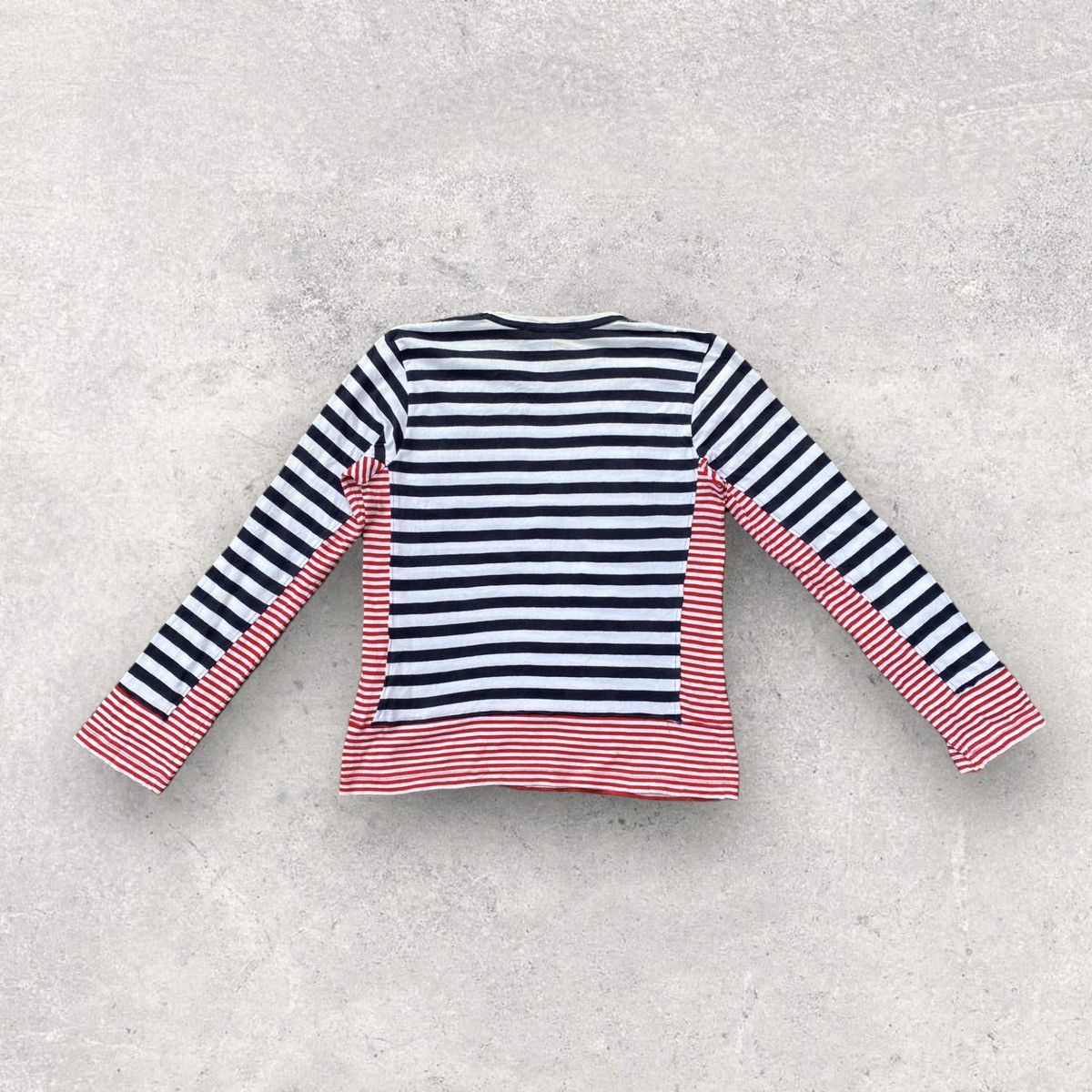 Comme des Garcons Comme Des Garcons Stripes Cut And Sew L/S Size XS / US 0-2 / IT 36-38 - 2 Thumbnail