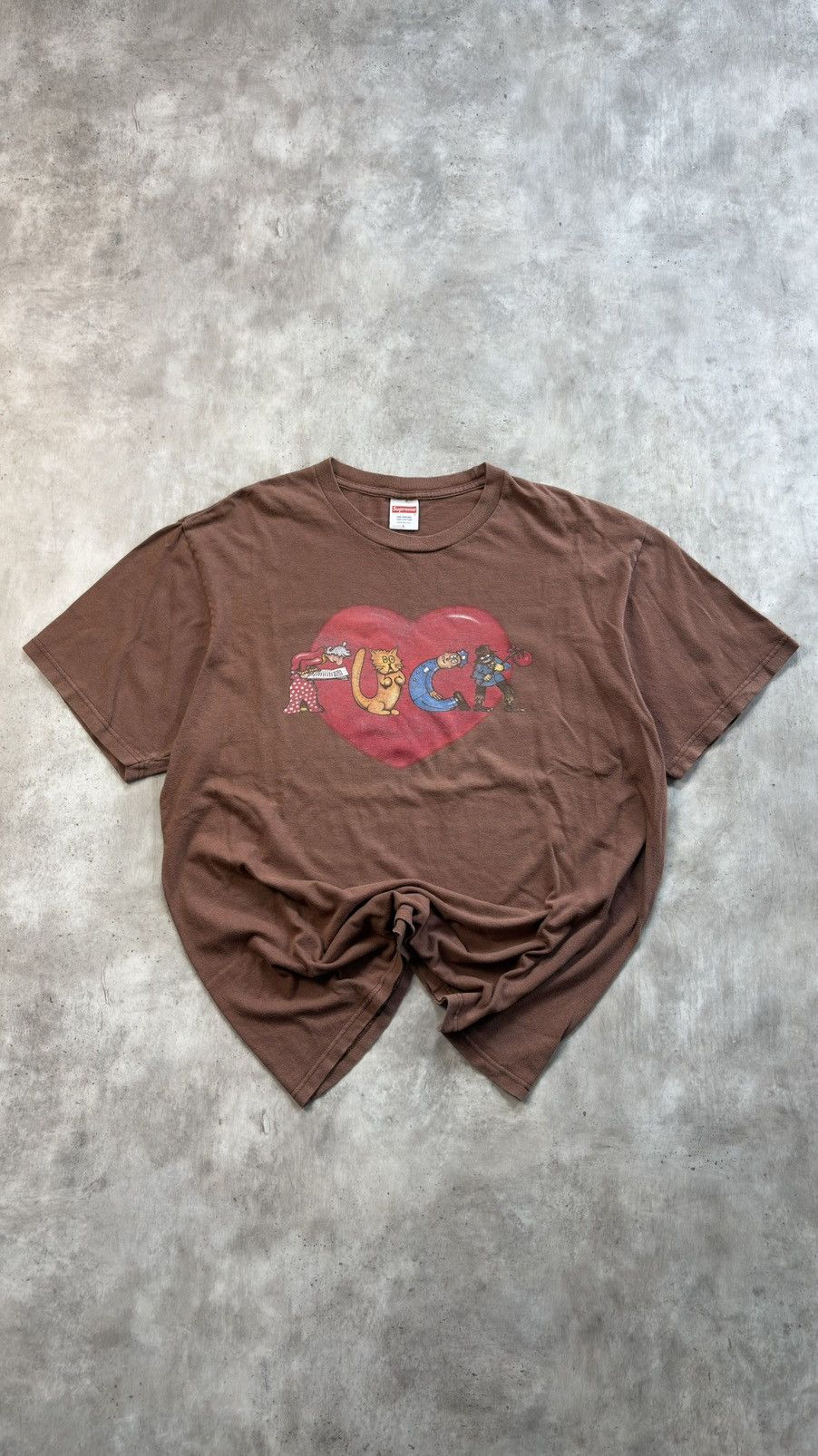 Supreme Supreme “F#ck” Tee Faded Archive Size US L / EU 52-54 / 3 - 1 Thumbnail