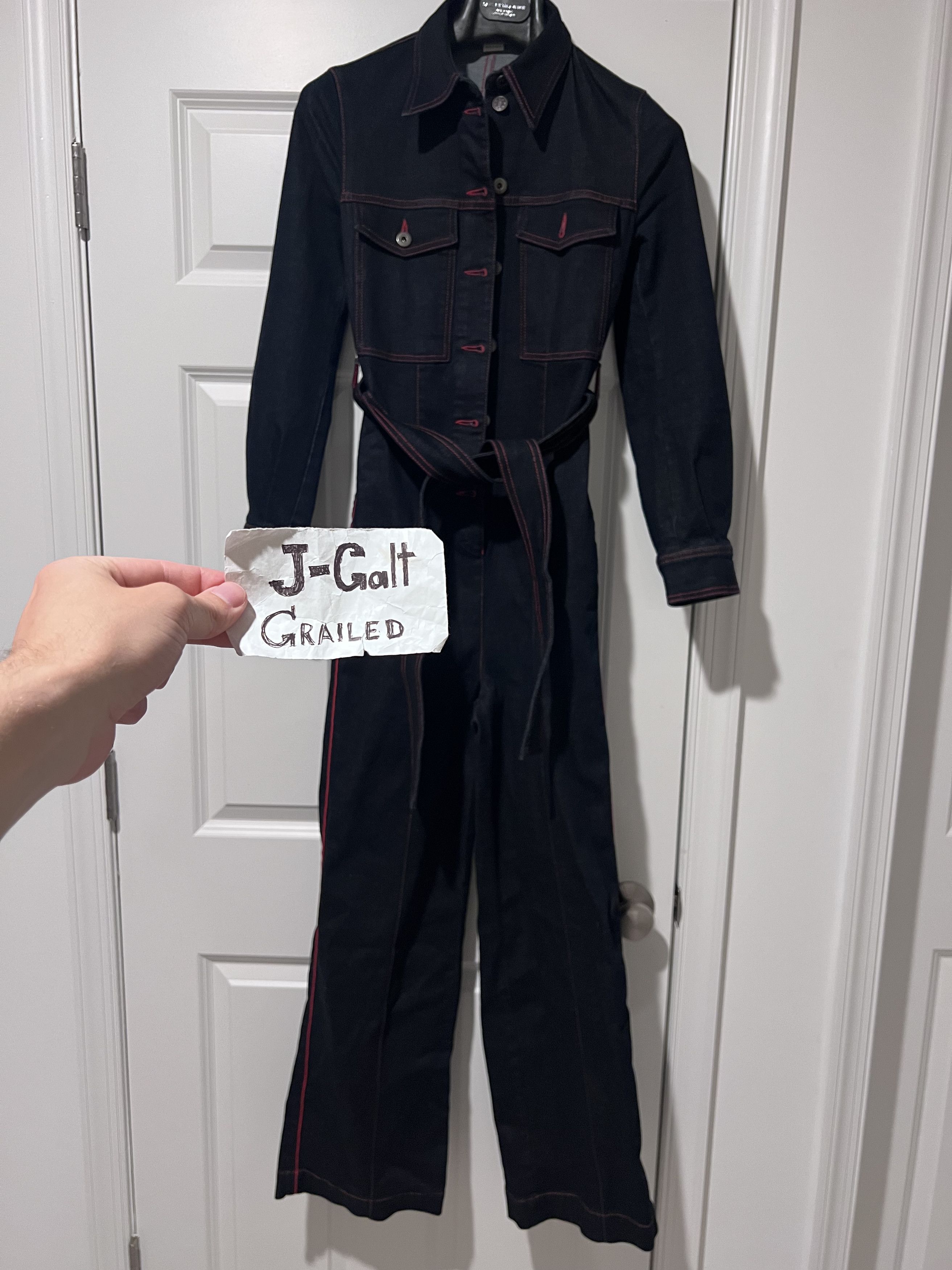 Stella McCartney Stella McCartney Denim Jumpsuit, Sz 34 Size 34" / US 12 / IT 48 - 1 Thumbnail