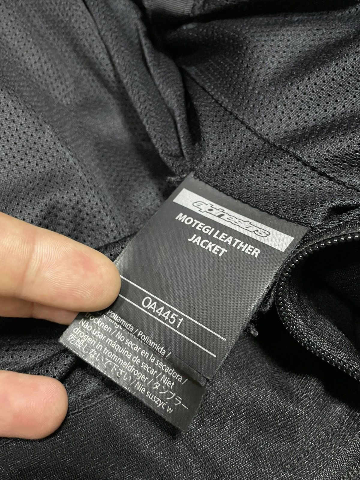 Alpinestars Alpinestars leather jacket big jacket protect lined Size US S / EU 44-46 / 1 - 13 Thumbnail