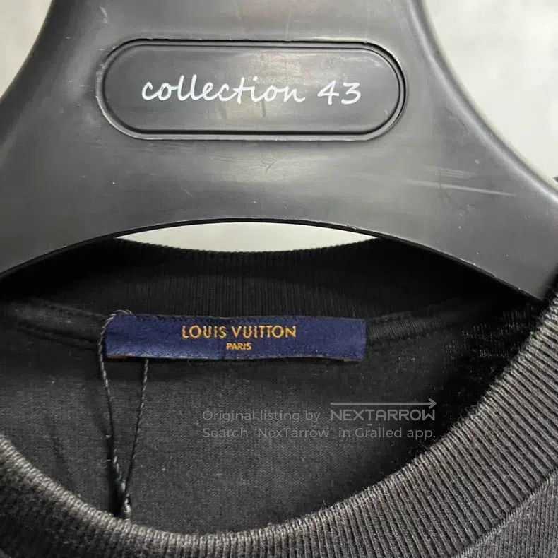 Louis Vuitton Louis Vuitton Black graphic printed crew neck short sleeve Size US M / EU 48-50 / 2 - 2 Thumbnail