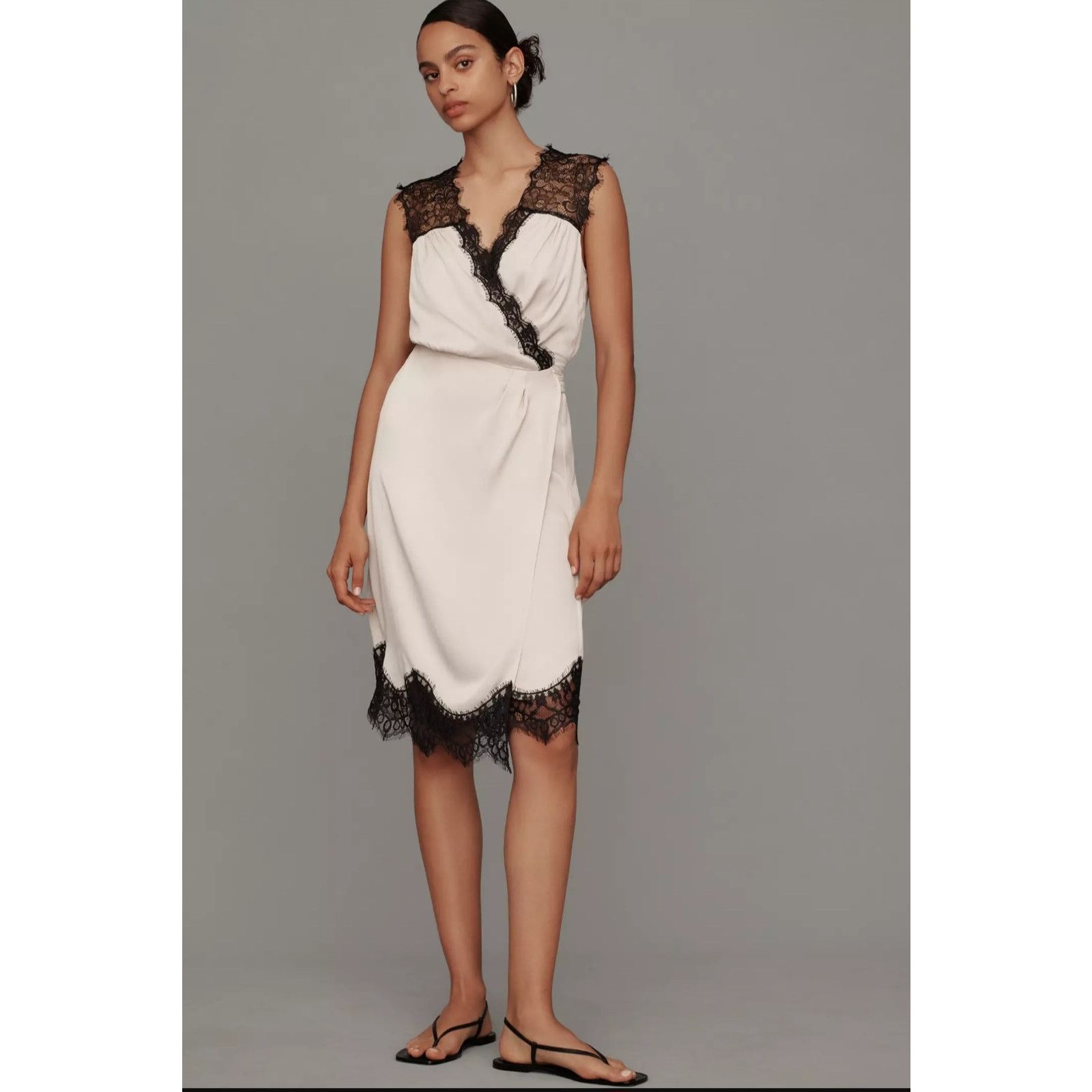 lace wrap midi dress Coast Women's Lace Wrap Top Pleat Tux Midi Dress
