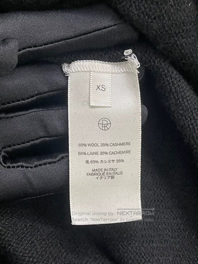 The Row The Row Classic black crewneck wool cashmere sweater Size XS / US 0-2 / IT 36-38 - 5 Thumbnail