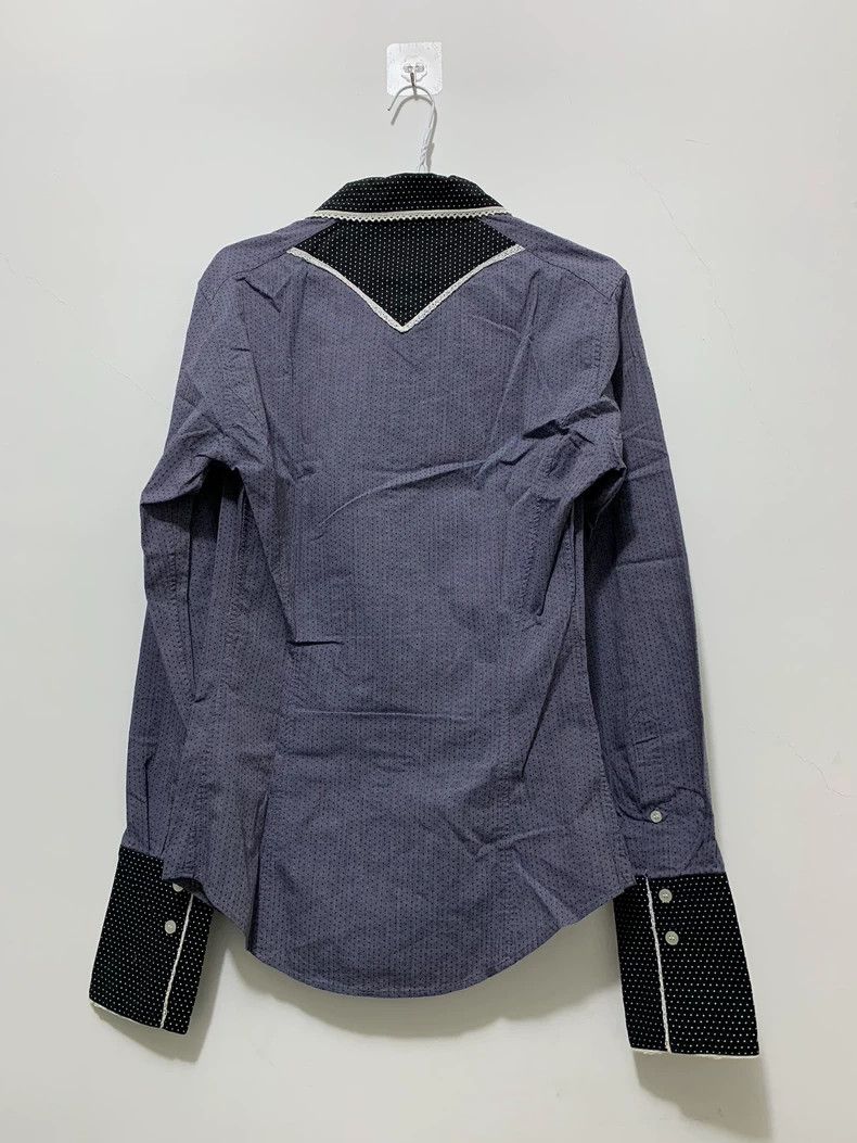 Vivienne Westwood Vivienne Westwood Gray patchwork polka dress shirt Size M / US 6-8 / IT 42-44 - 5 Thumbnail