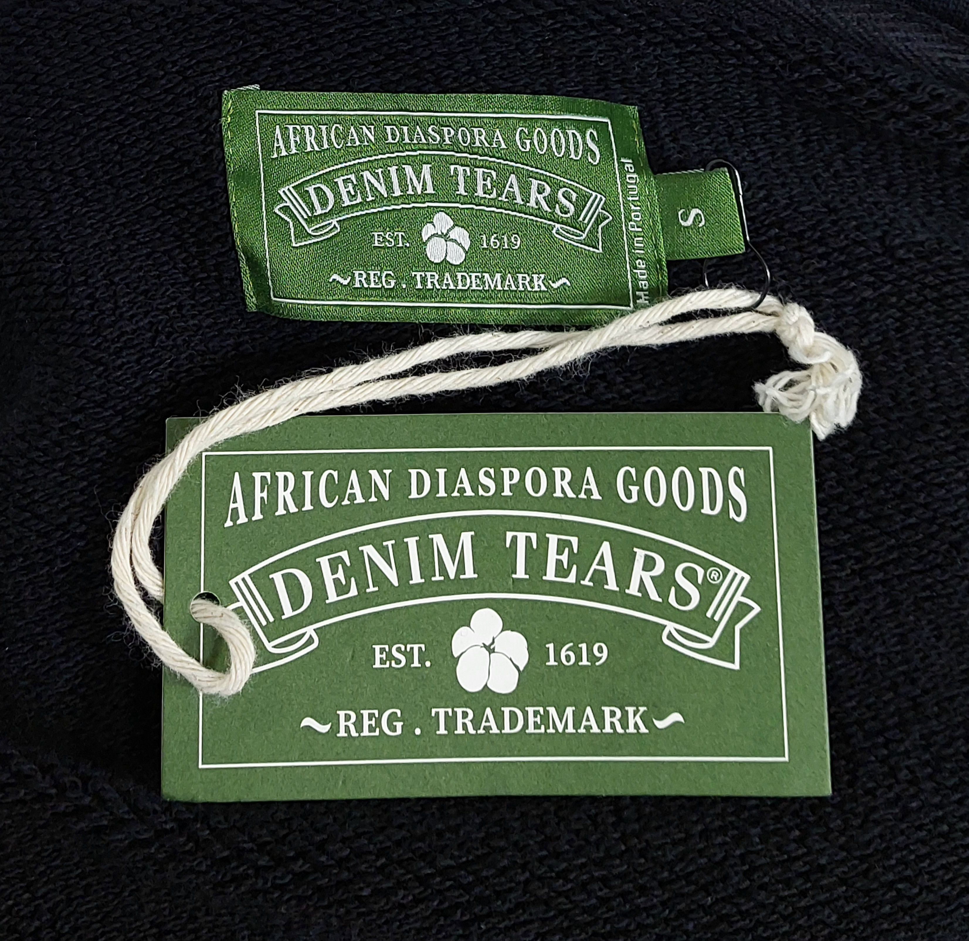 DENIM TEARS NY yankees stripe zip hoodie - black S Size US S / EU 44-46 / 1 - 7 Thumbnail
