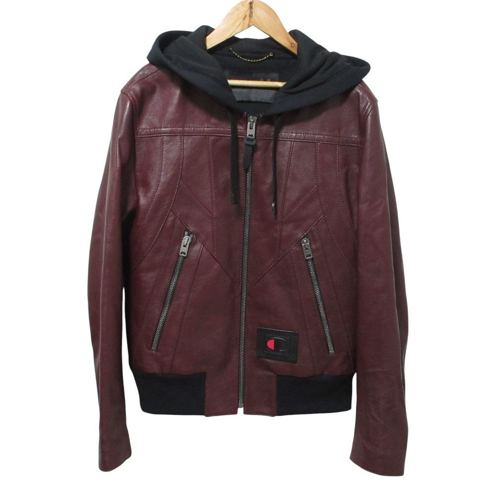 Coach Coach Coach Champion Collaboration Leather Jacket Leather Outerwear 5916 DUTY FREE for USA Size ONE SIZE - 1 Thumbnail