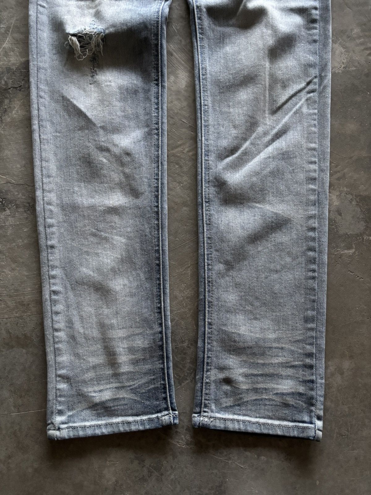 semanticdesign SEMANTIC DESIGN slim skinny hedi slimane style distressed Size US 29 - 10 Thumbnail