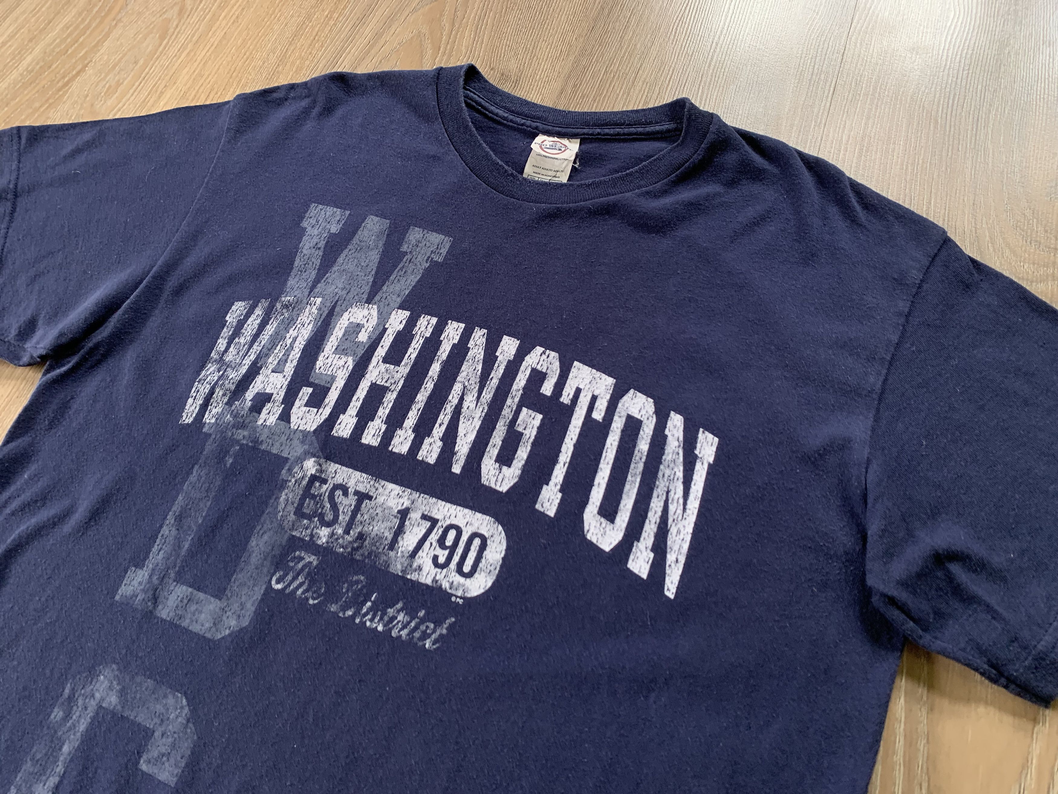 Delta × Vintage Delta Vintage Washington Printed T-Shirt Size US L / EU 52-54 / 3 - 4 Thumbnail