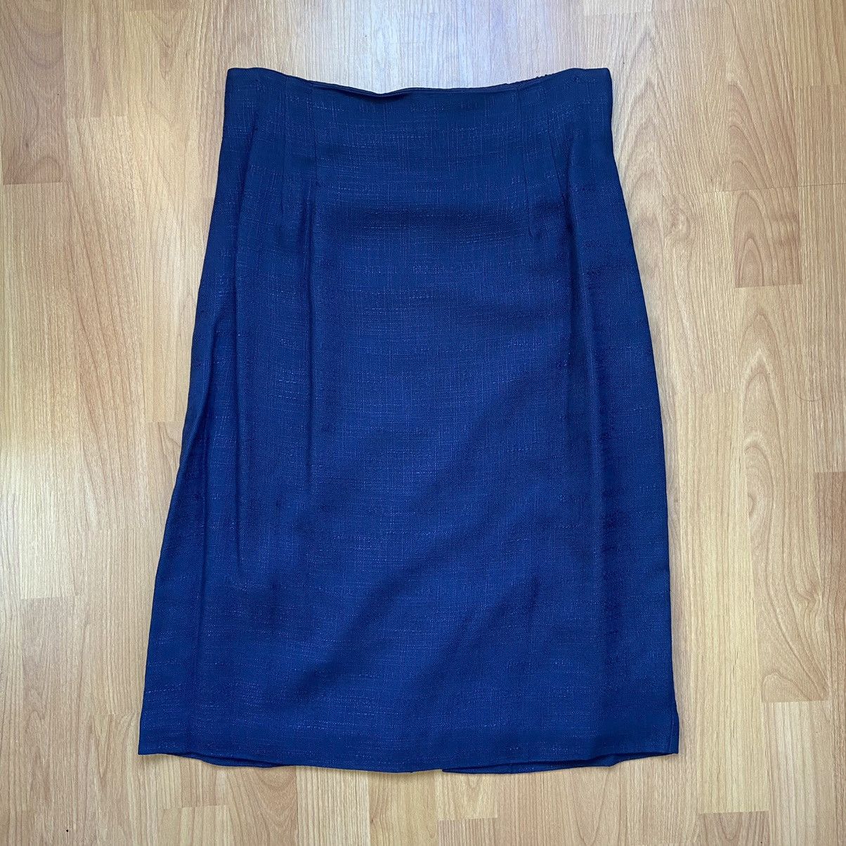 Vintage Vintage Norton McNaughton Women’s Navy Skirt Size 14 Size 36" / US 14 / IT 50 - 1 Thumbnail