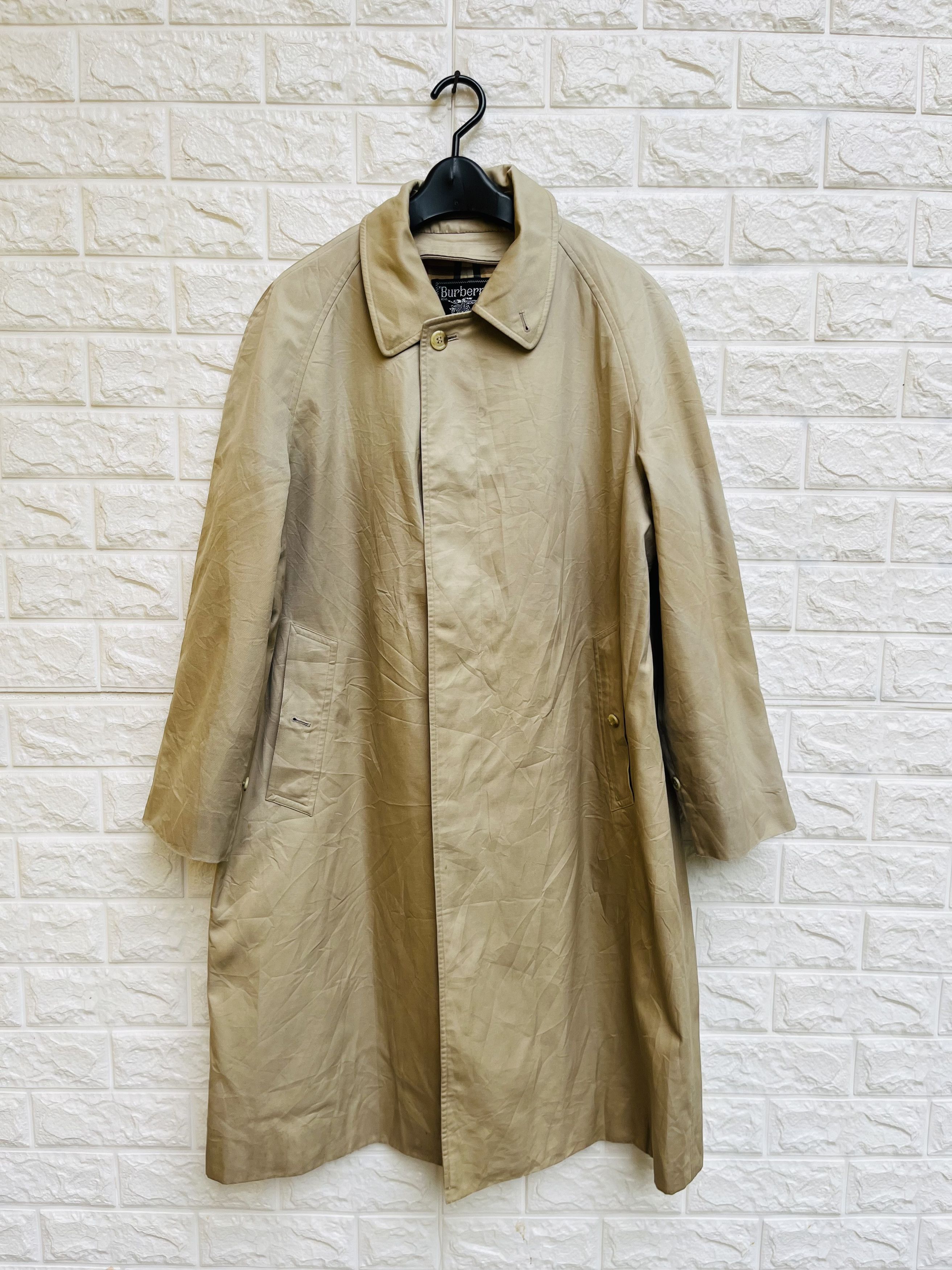 Vintage Burberry Long Coat Japanese Designer Fashion