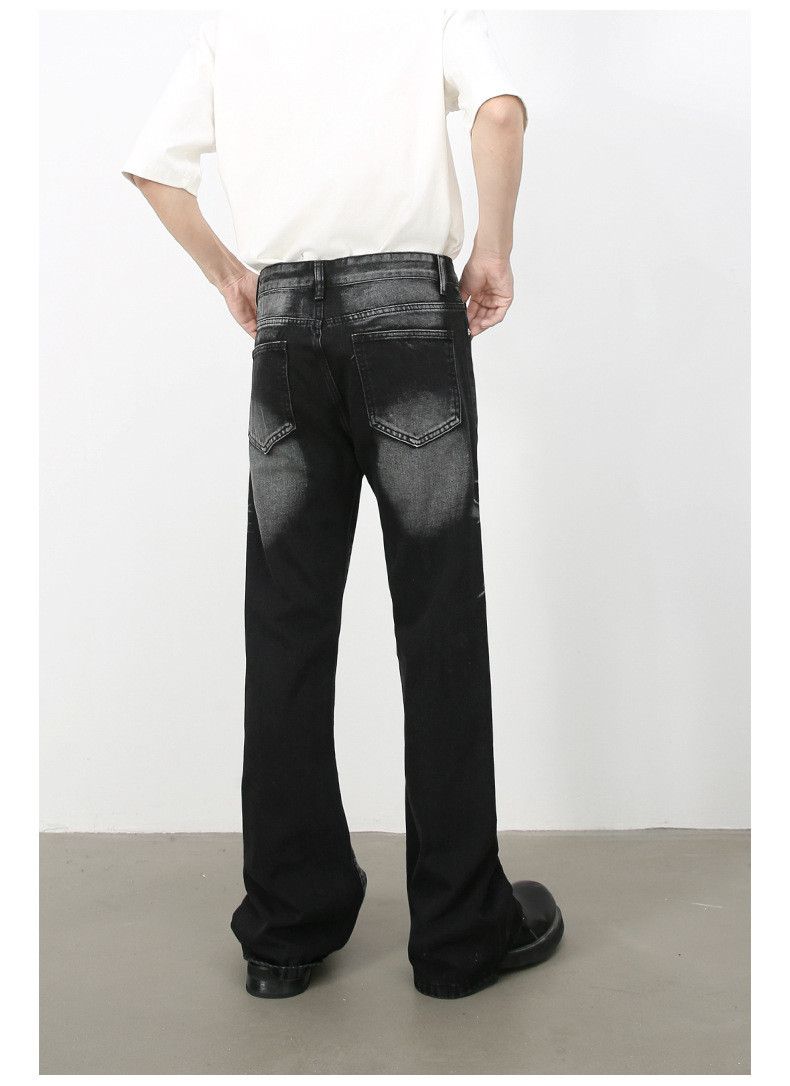 Japanese Brand × Jean Men's retro washed high street loose straight bootcut jeans Size US 32 / EU 48 - 7 Thumbnail