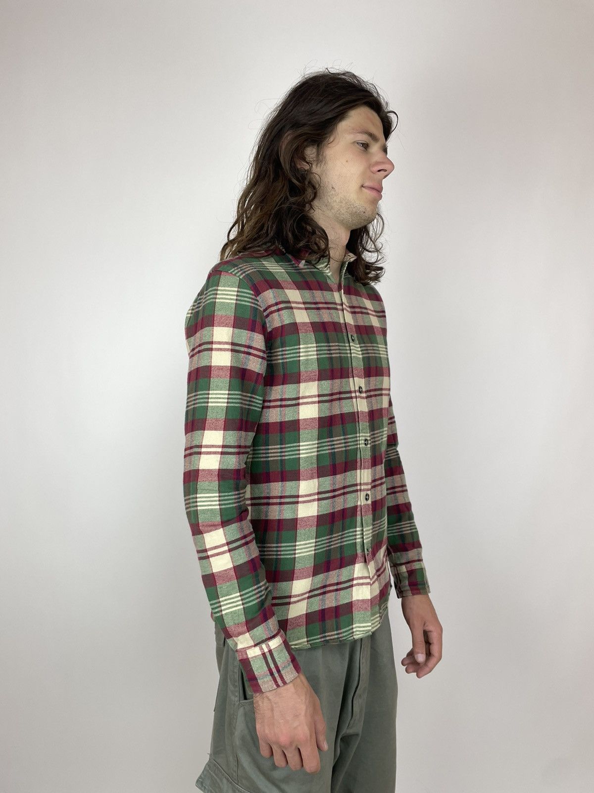 Japanese Brand × Whyred WHYRED Plaid shirt long sleeve Mens size 44 Size US S / EU 44-46 / 1 - 3 Thumbnail