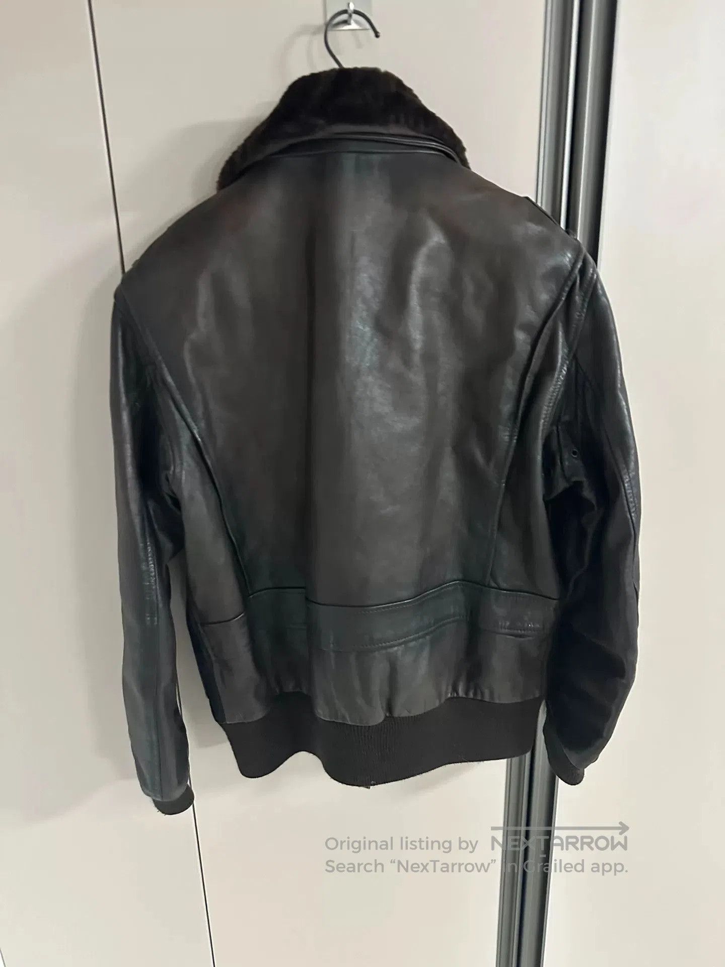Moschino Moschino B3 Pilot Leather Jacket. Size US M / EU 48-50 / 2 - 2 Thumbnail