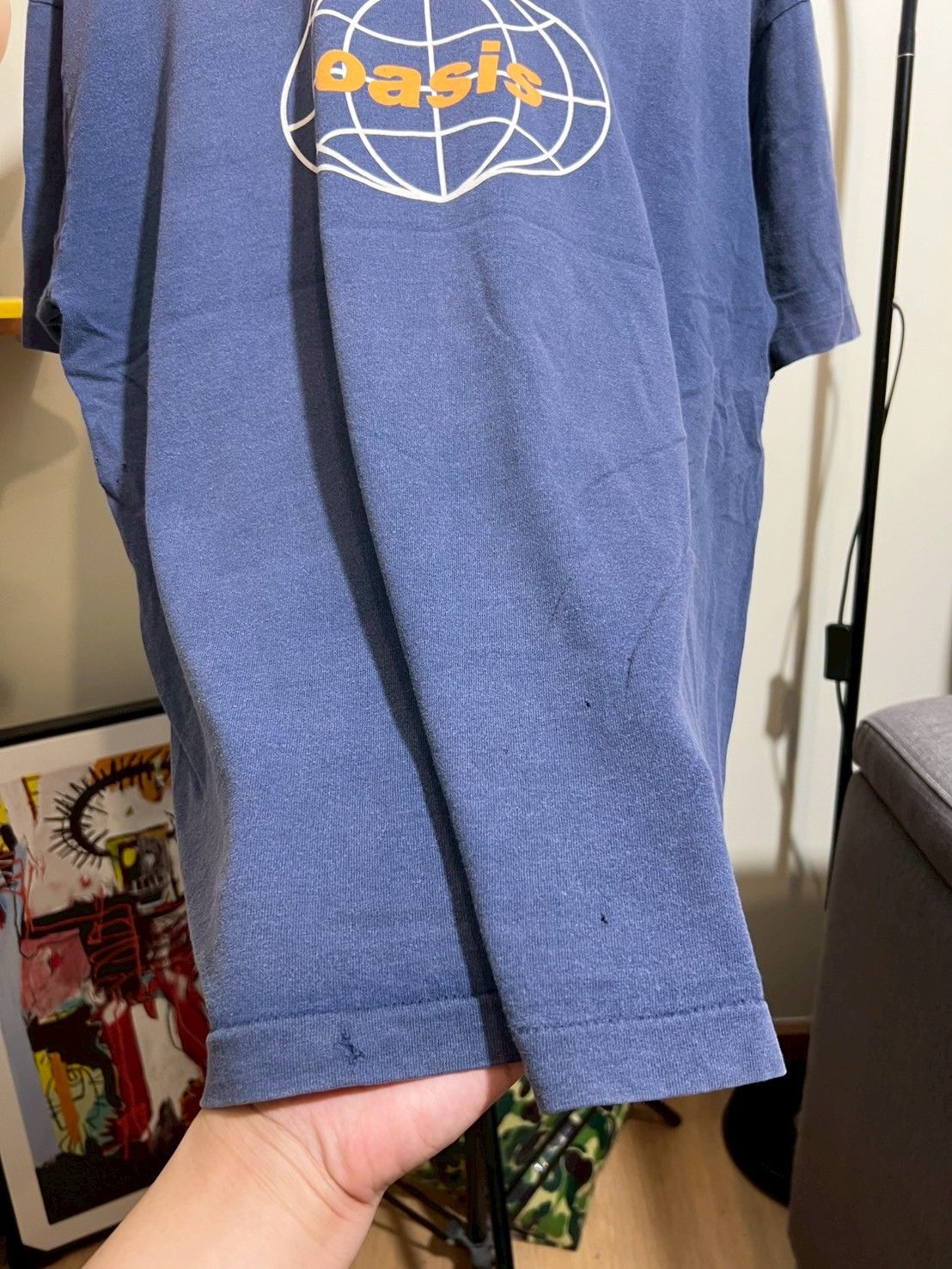 Band Tees × Vintage Vintage 1998's Oasis All Around The World USA Canada bnz02 Size US XL / EU 56 / 4 - 10 Thumbnail