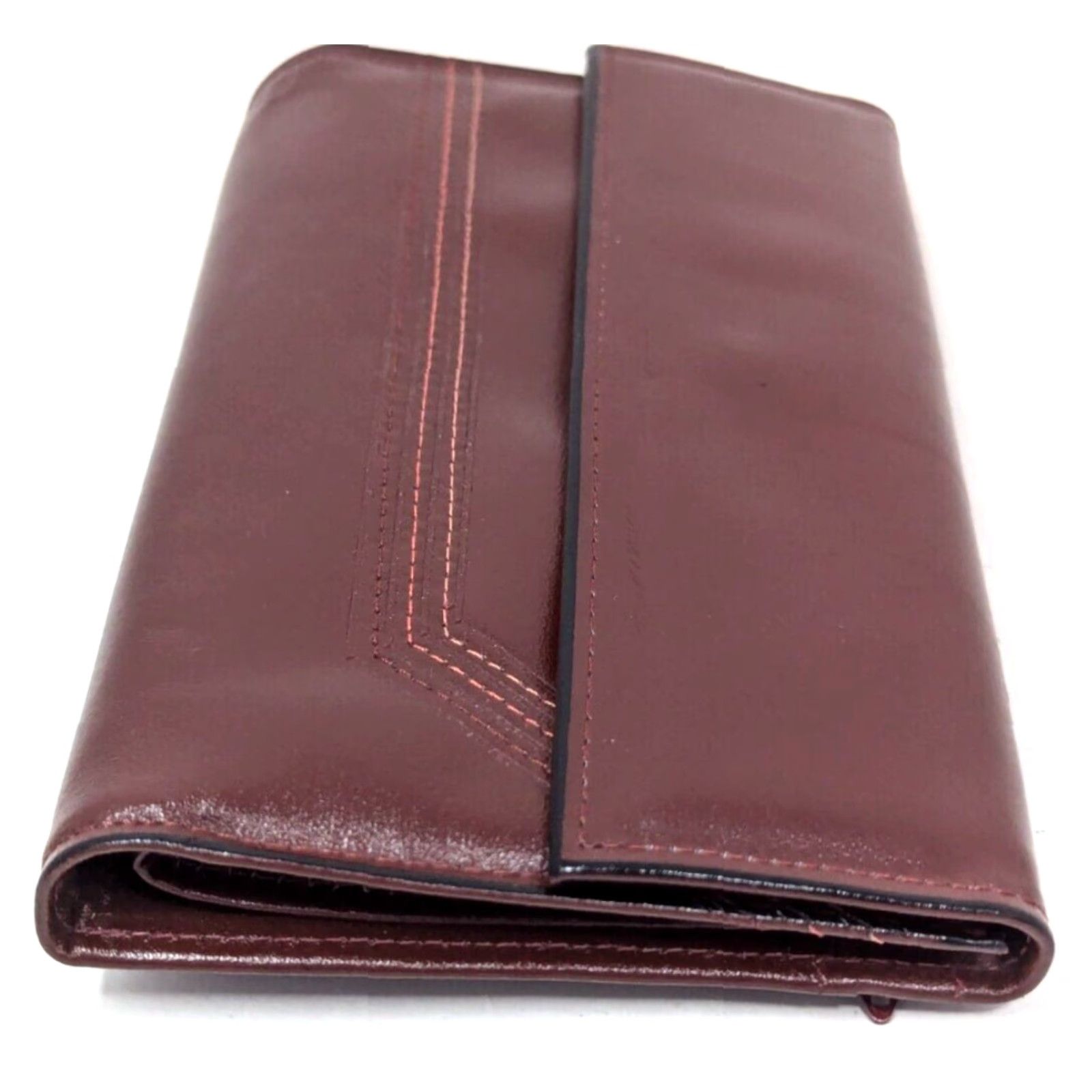 Vintage VINTAGE Princess Gardner Brown Leather Stasher Checkbook Secretary Wallet Women Wallet Size ONE SIZE - 4 Thumbnail
