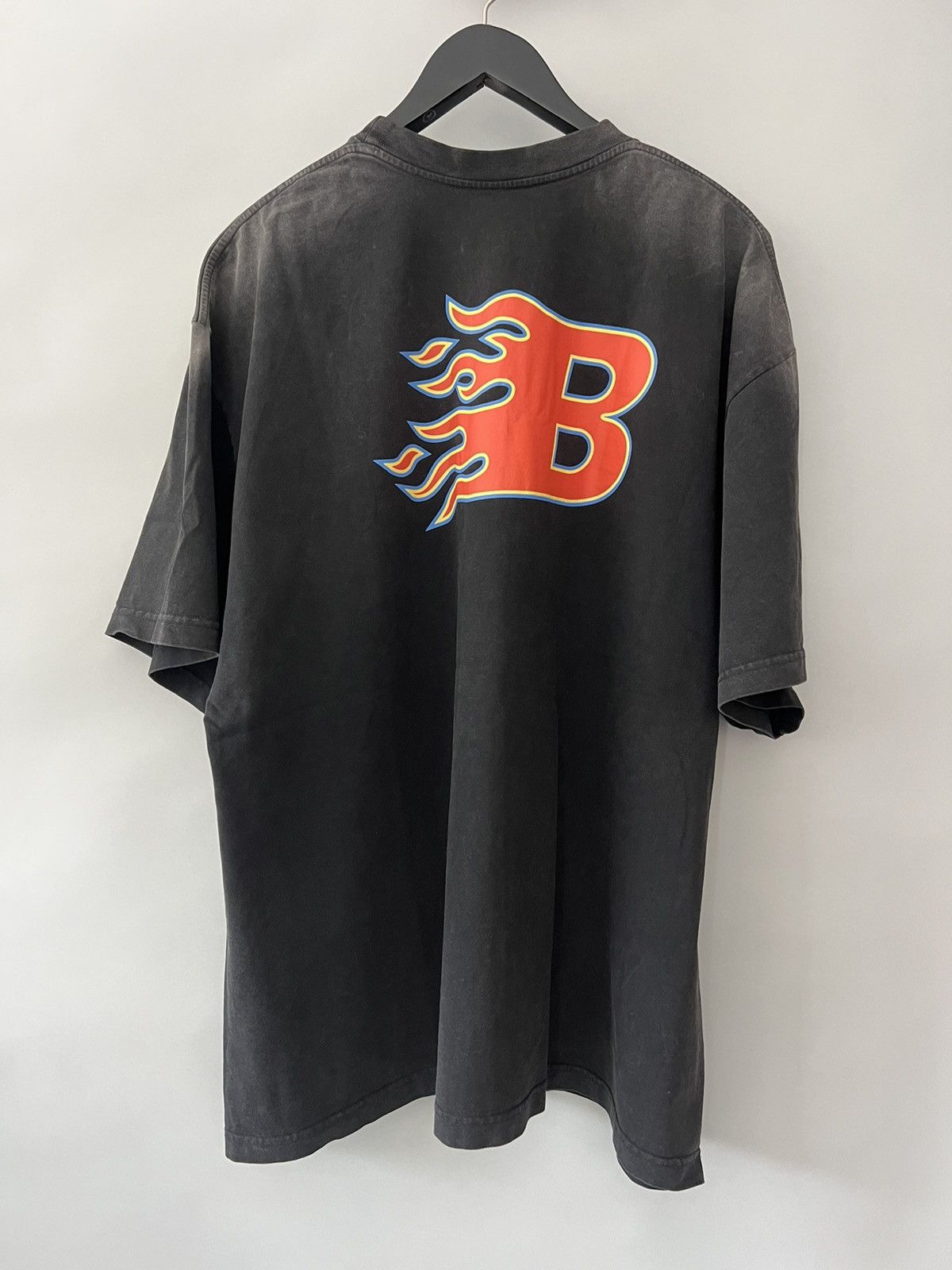 Balenciaga Balenciaga Flames T-Shirt Size US M / EU 48-50 / 2 - 1 Thumbnail