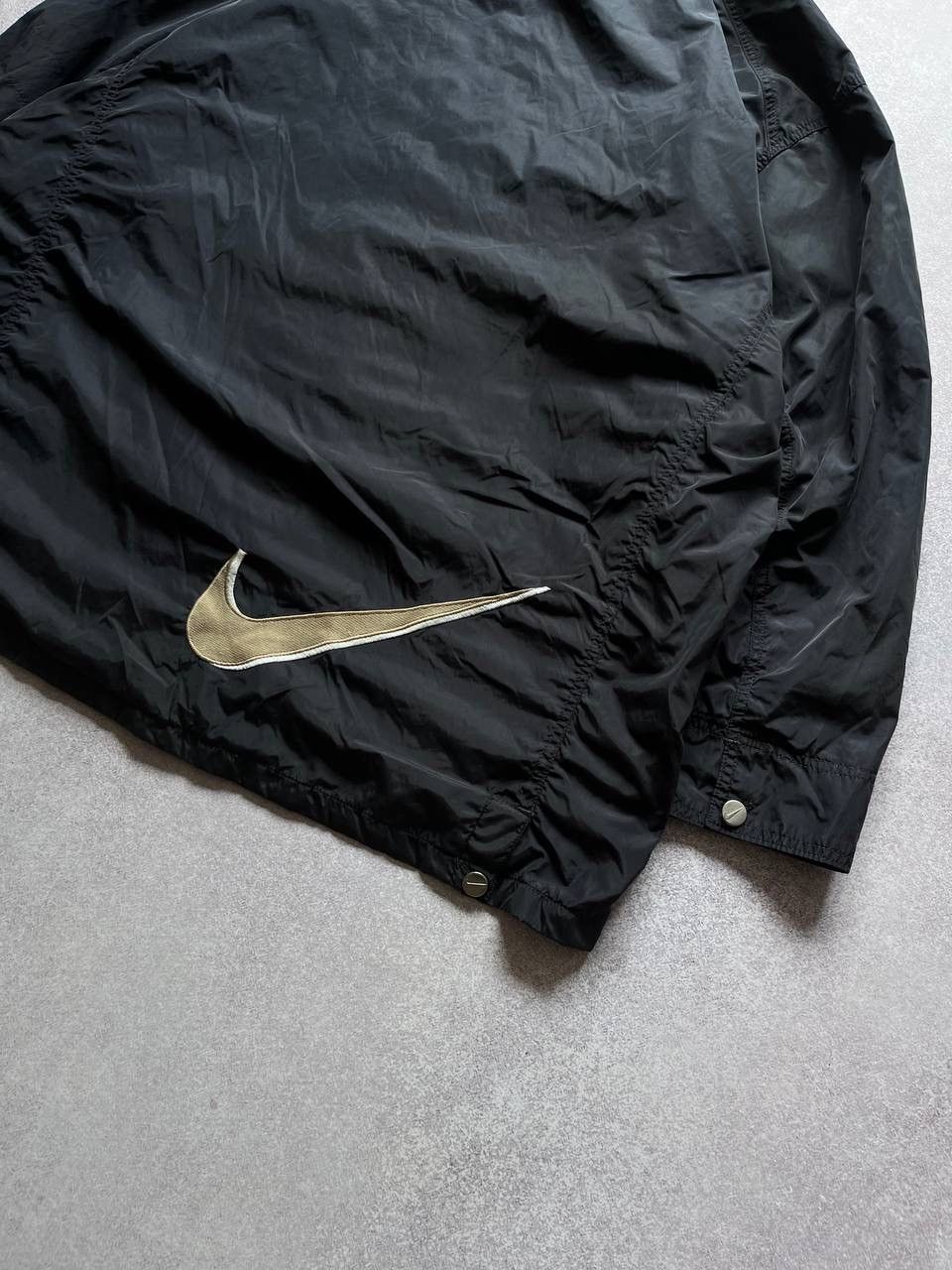Nike Vintage Nike Swoosh Nylon Trench Jacket Y2K XL Size US XL / EU 56 / 4 - 6 Thumbnail