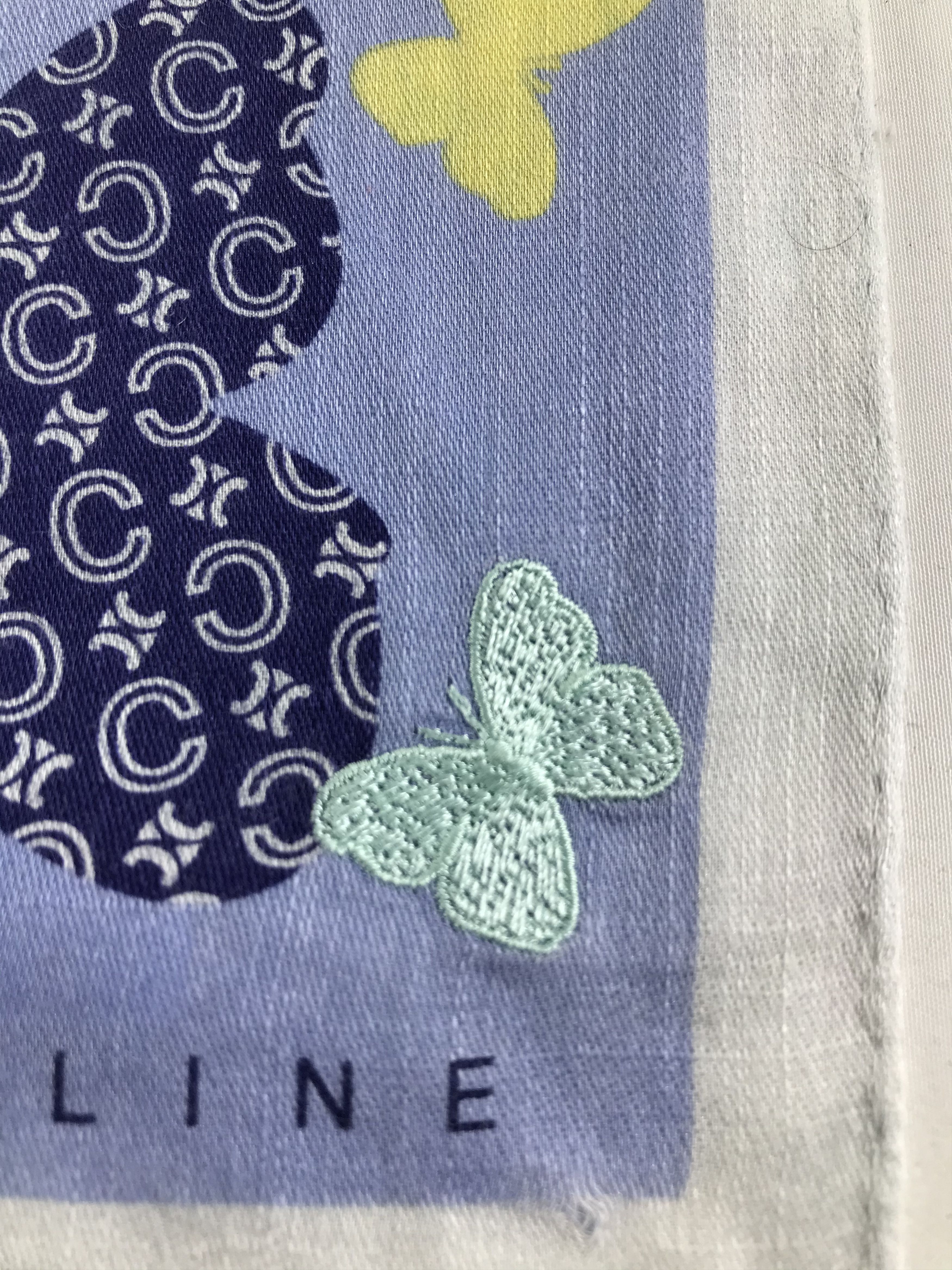 Celine Celine Butterflies Handkerchief Neckerchief Bandana H10 Size ONE SIZE - 5 Thumbnail