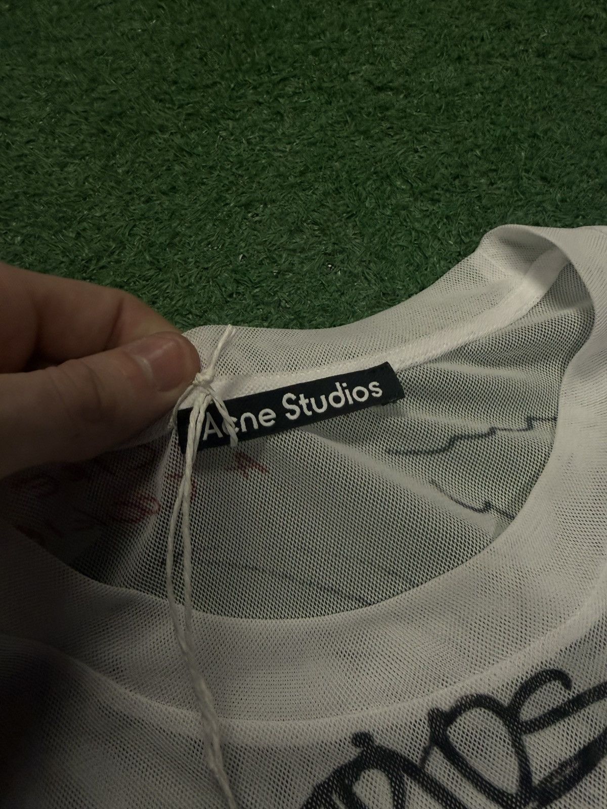 Acne Studios Acne studios tattoo print mesh longsleeve Size XXL / US 16-18 / IT 52-54 - 5 Thumbnail