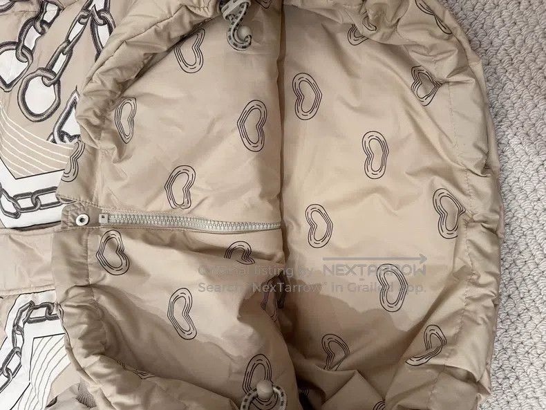 Hermes Hermes Double-faced short winter down coat, terracotta bei Size S / US 4 / IT 40 - 4 Thumbnail