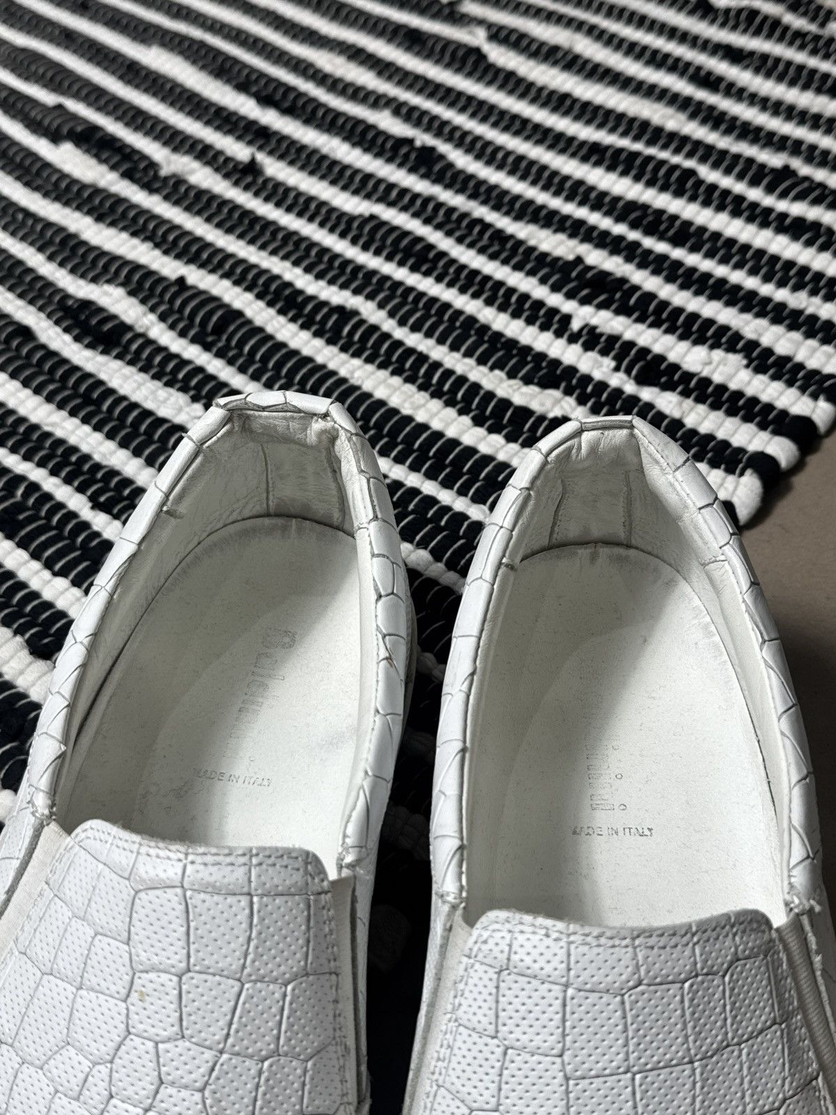 Baldinini VINTAGE BALDININI LEATHER SLIPONS Size US 12 / EU 45 - 4 Thumbnail