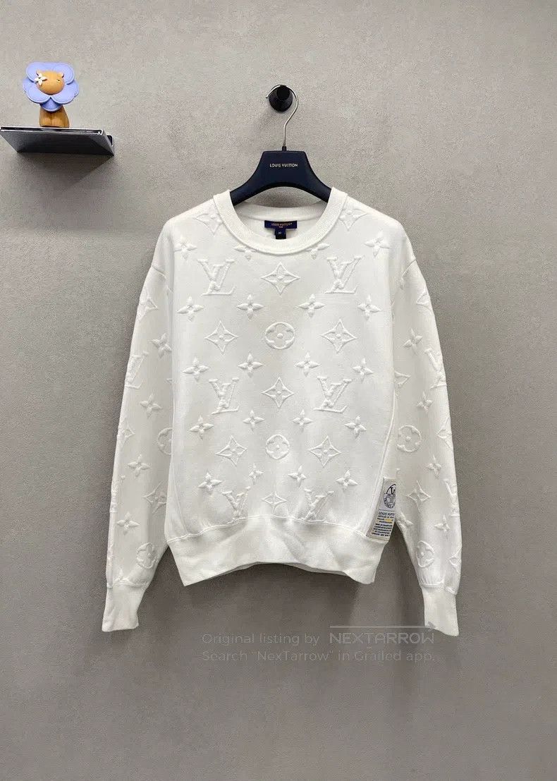 Louis Vuitton Louis Vuitton White crew neck sweatshirt Size US XS / EU 42 / 0 - 1 Thumbnail