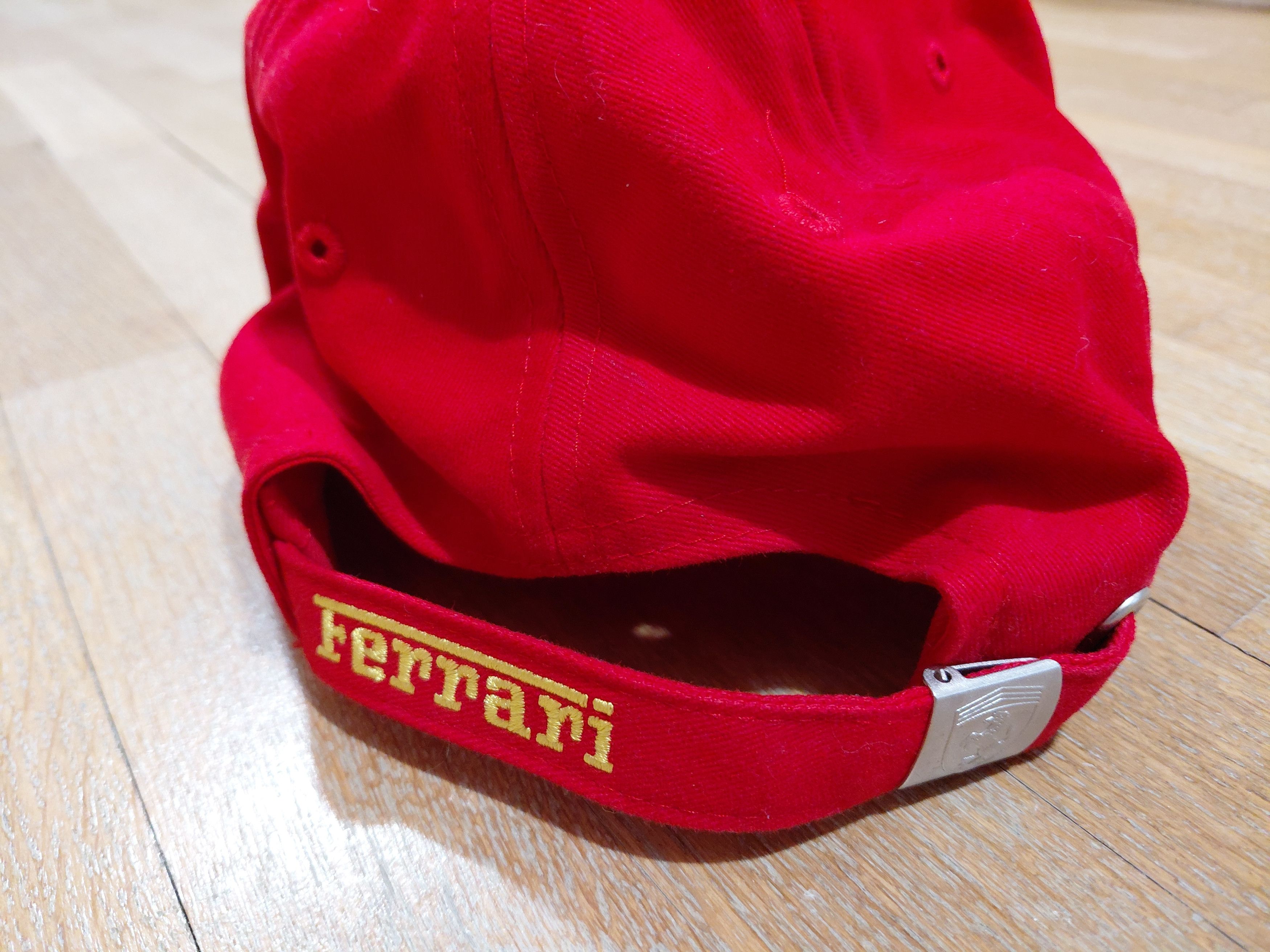 Ferrari Ferrari Logo Baseball Cap F1 One Size Metal Snapback Hat Size ONE SIZE - 4 Thumbnail