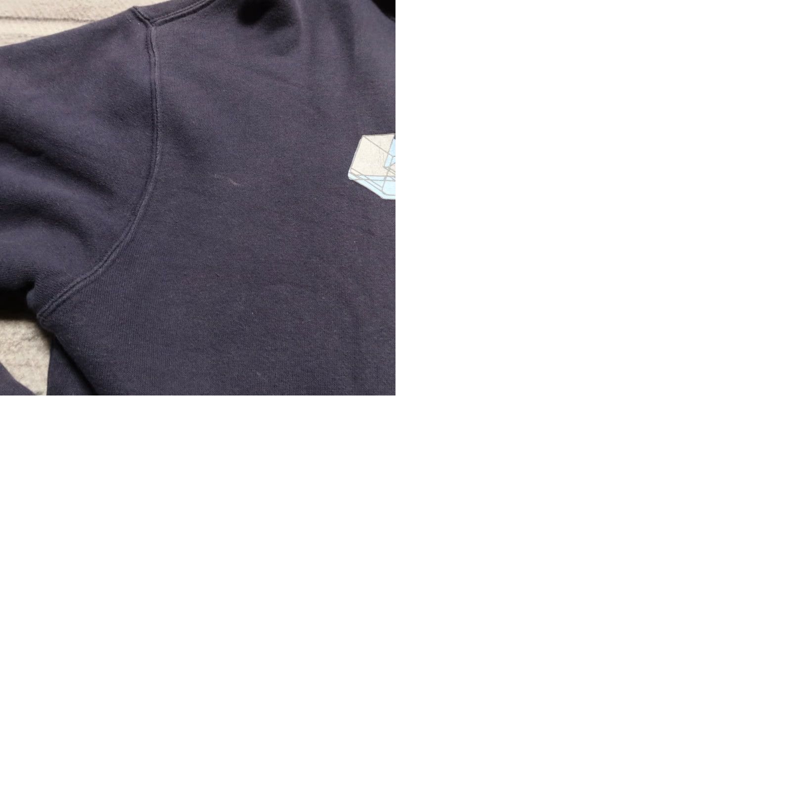 Vans VINTAGE Vans Logo Hoodie Sweatshirt M Navy Mens 90s Skate Size US M / EU 48-50 / 2 - 9 Thumbnail