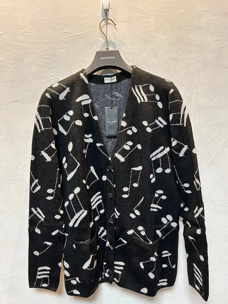 Saint Laurent Paris Note Cardigan shirt 2505-Nextarrow