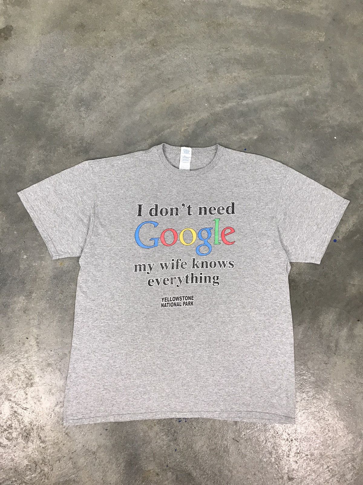 Japanese Brand I don’t need GOOGLE my wife knows everthing Humor Tee Size US XL / EU 56 / 4 - 1 Thumbnail