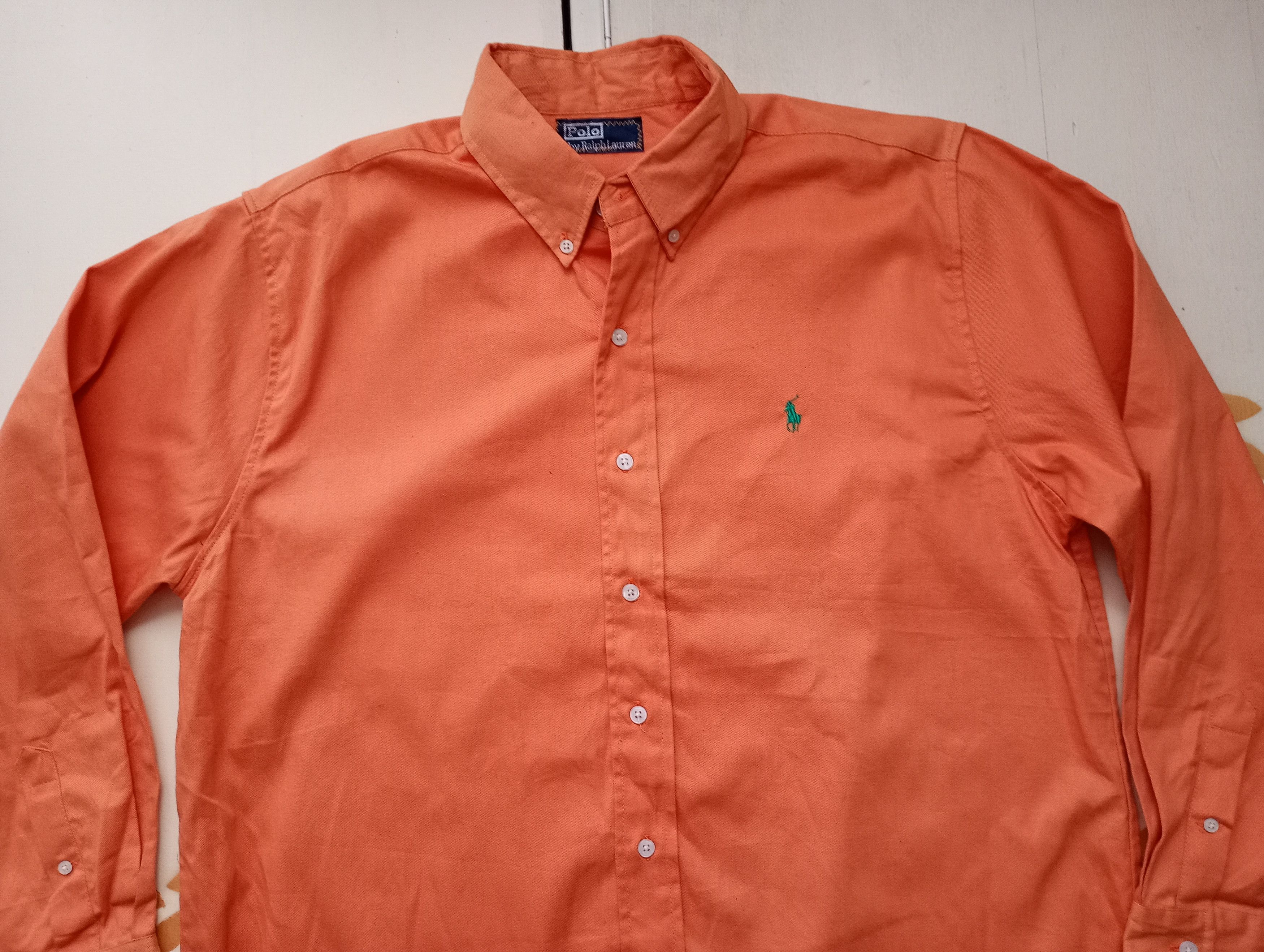Polo Ralph Lauren Polo Ralph Lauren Shirt Button Ups Vintage 90's Size US L / EU 52-54 / 3 - 4 Thumbnail